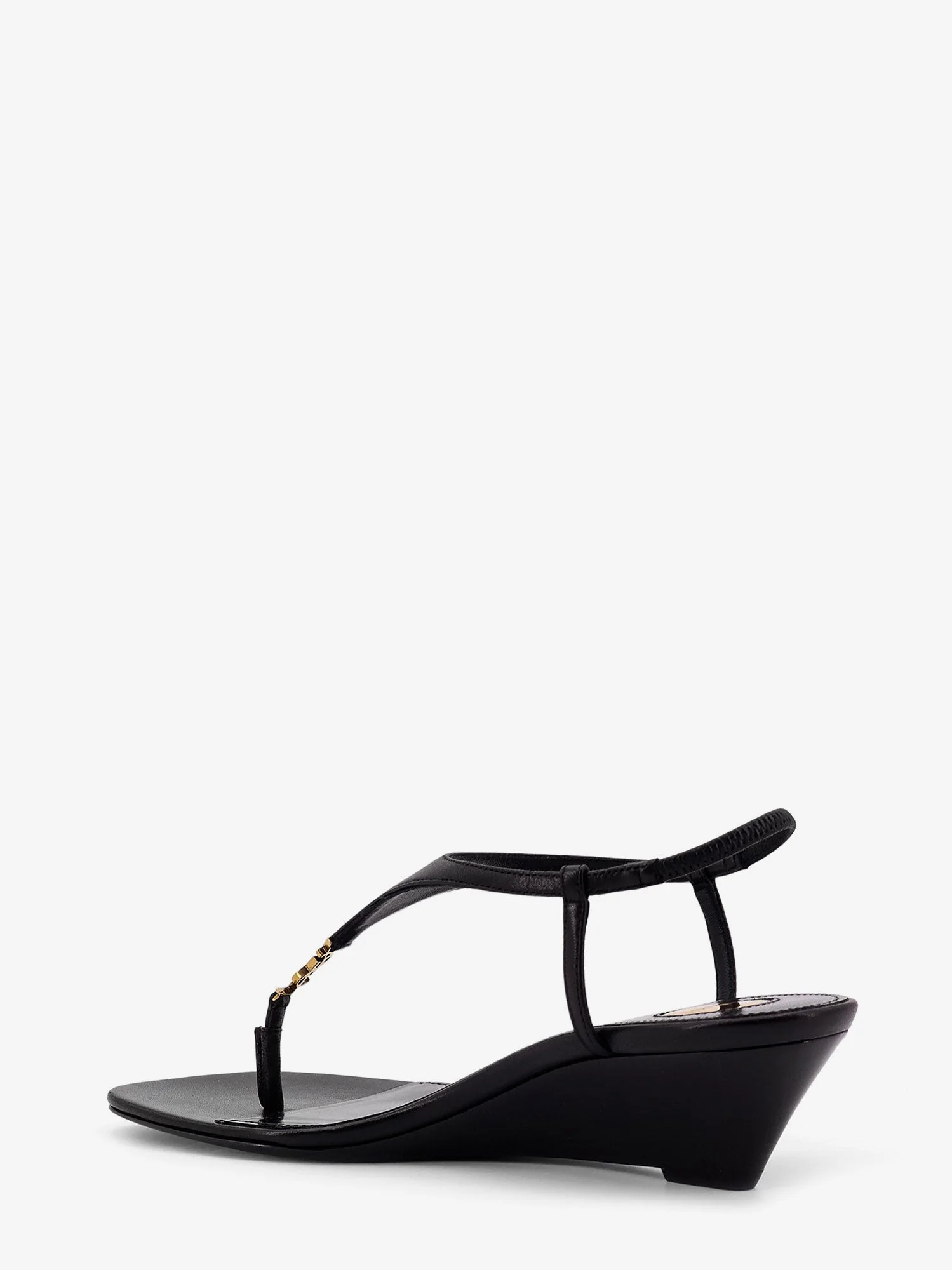 Saint Laurent Bridget 40 Rive Gauche Leather Sandals - Image 3