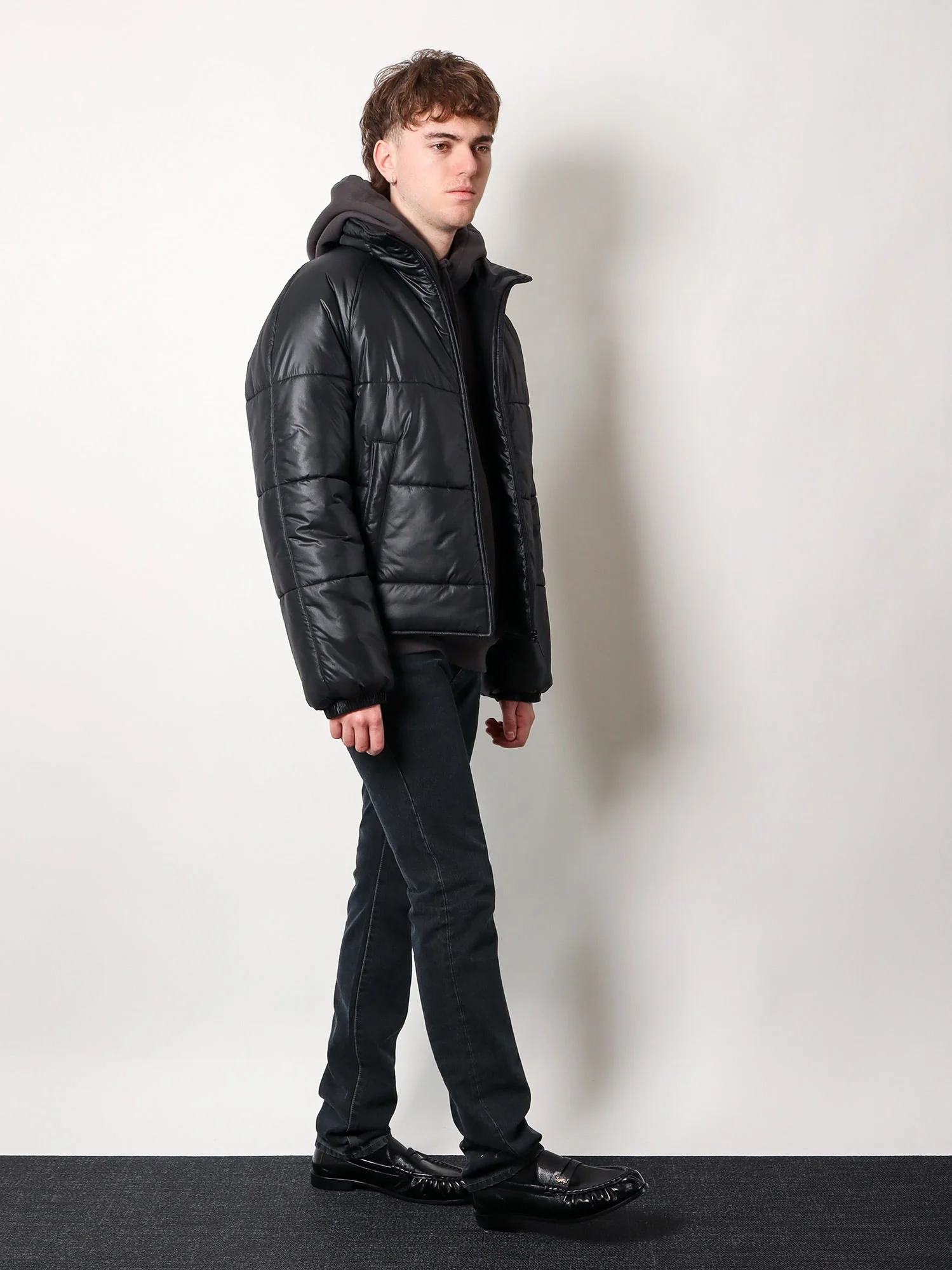 Saint Laurent Cassandre Padded And Quilted Nylon Jacket - Image 2