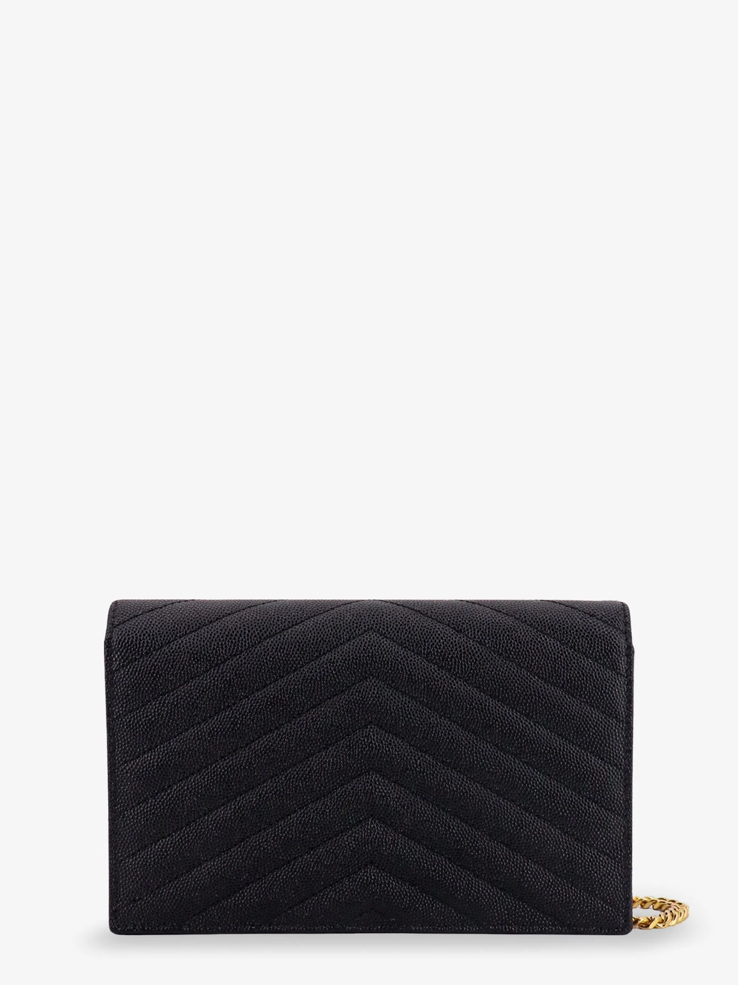 Saint Laurent Envelope Grain-De-Poudre Leather Clutch Bag - Image 7