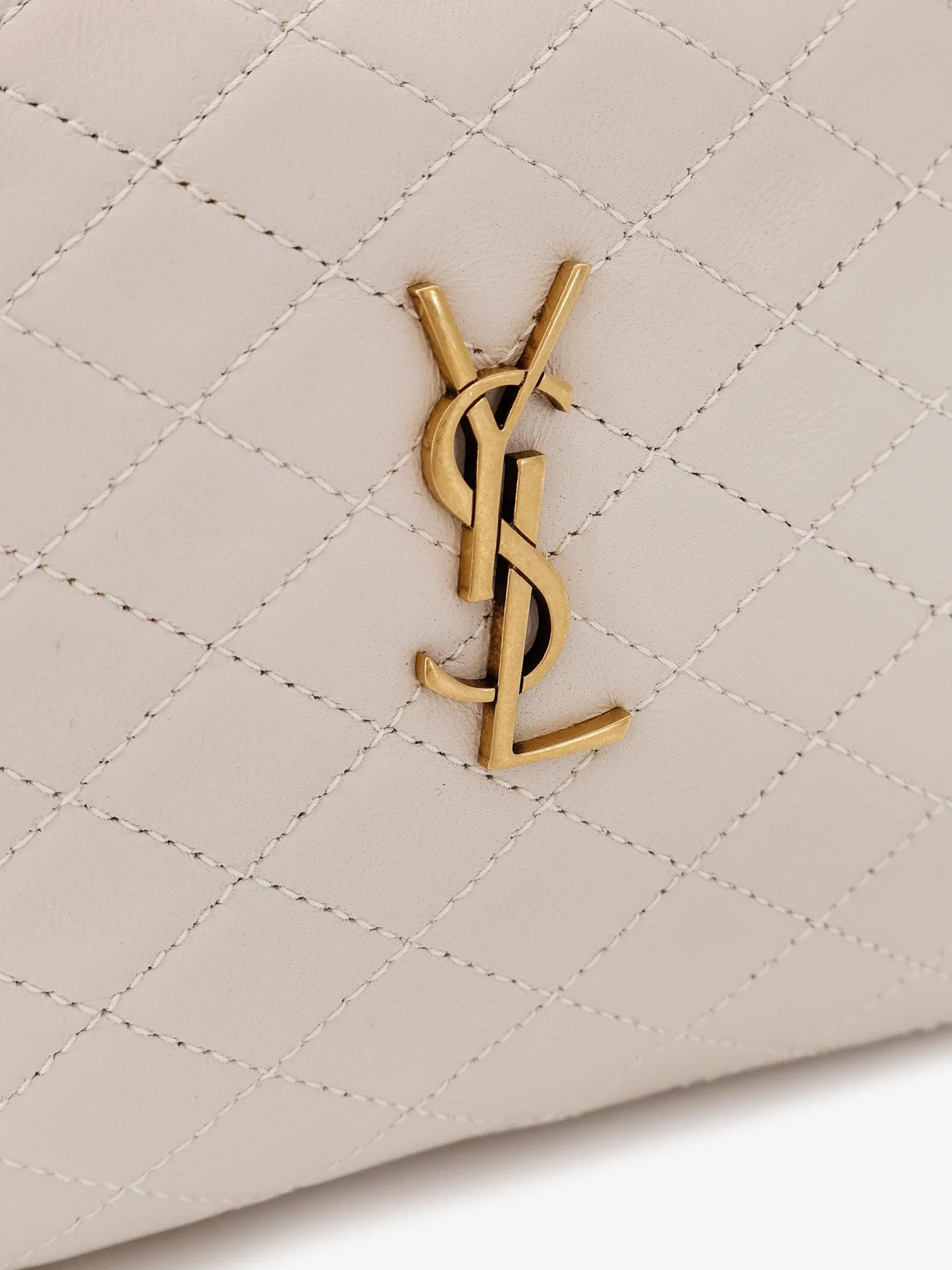Saint Laurent Gaby Leather Shoulder Bag - Image 10