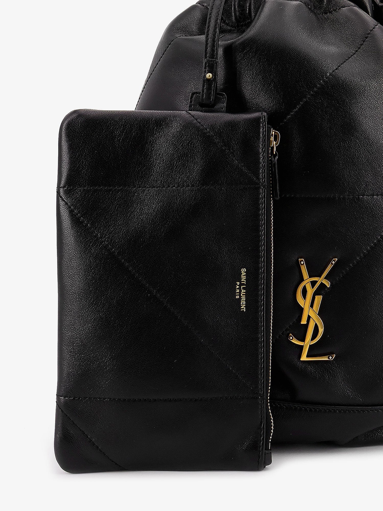 Saint Laurent Jamie Pochon Leather Shoulder Bag - Image 4