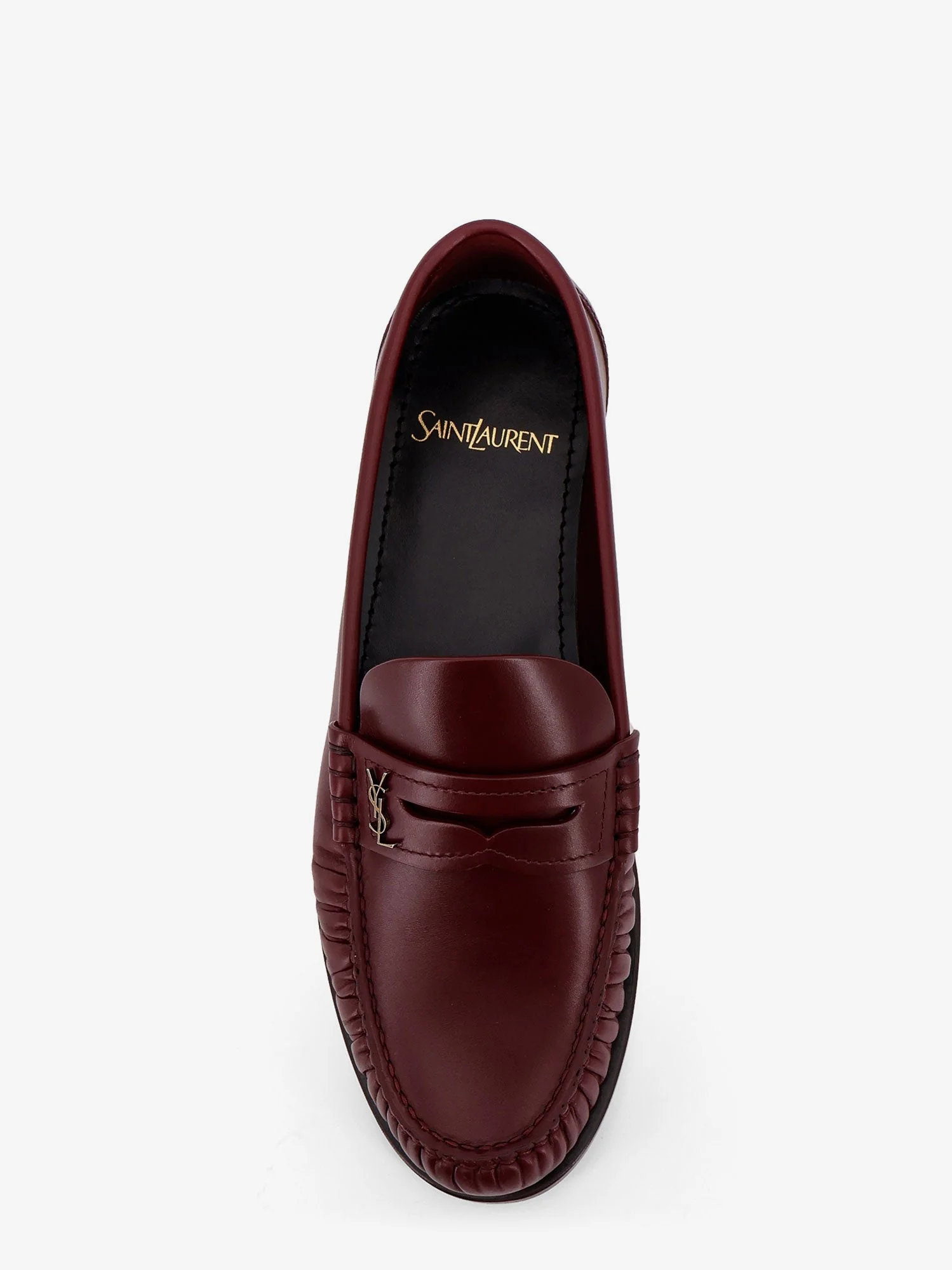 Saint Laurent Laurent 05 Moc Leather Loafers - Image 10