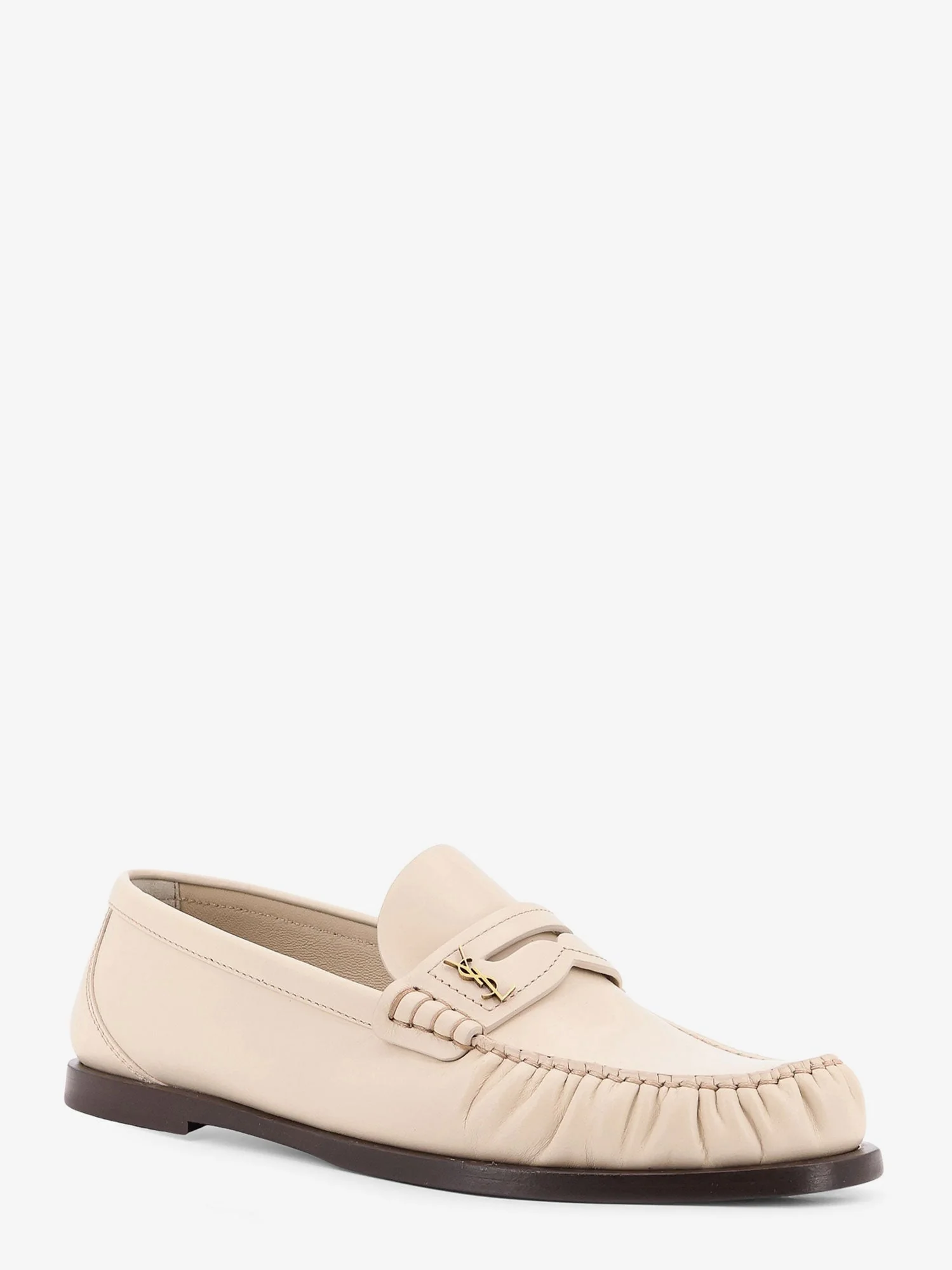 Saint Laurent Laurent 05 Moc Leather Loafers - Image 2