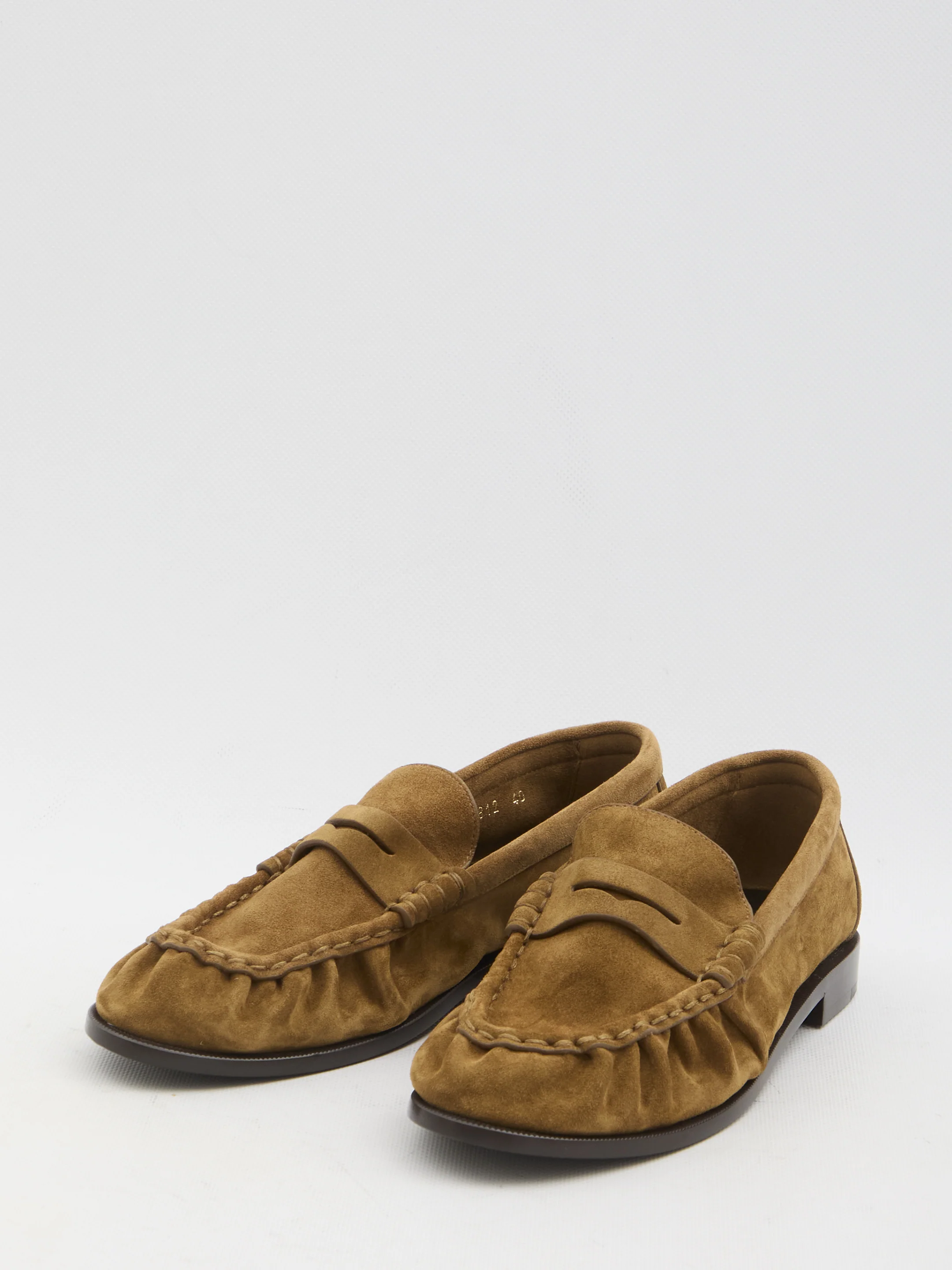 Saint Laurent Le Loafer Suede Mocassins - Image 2