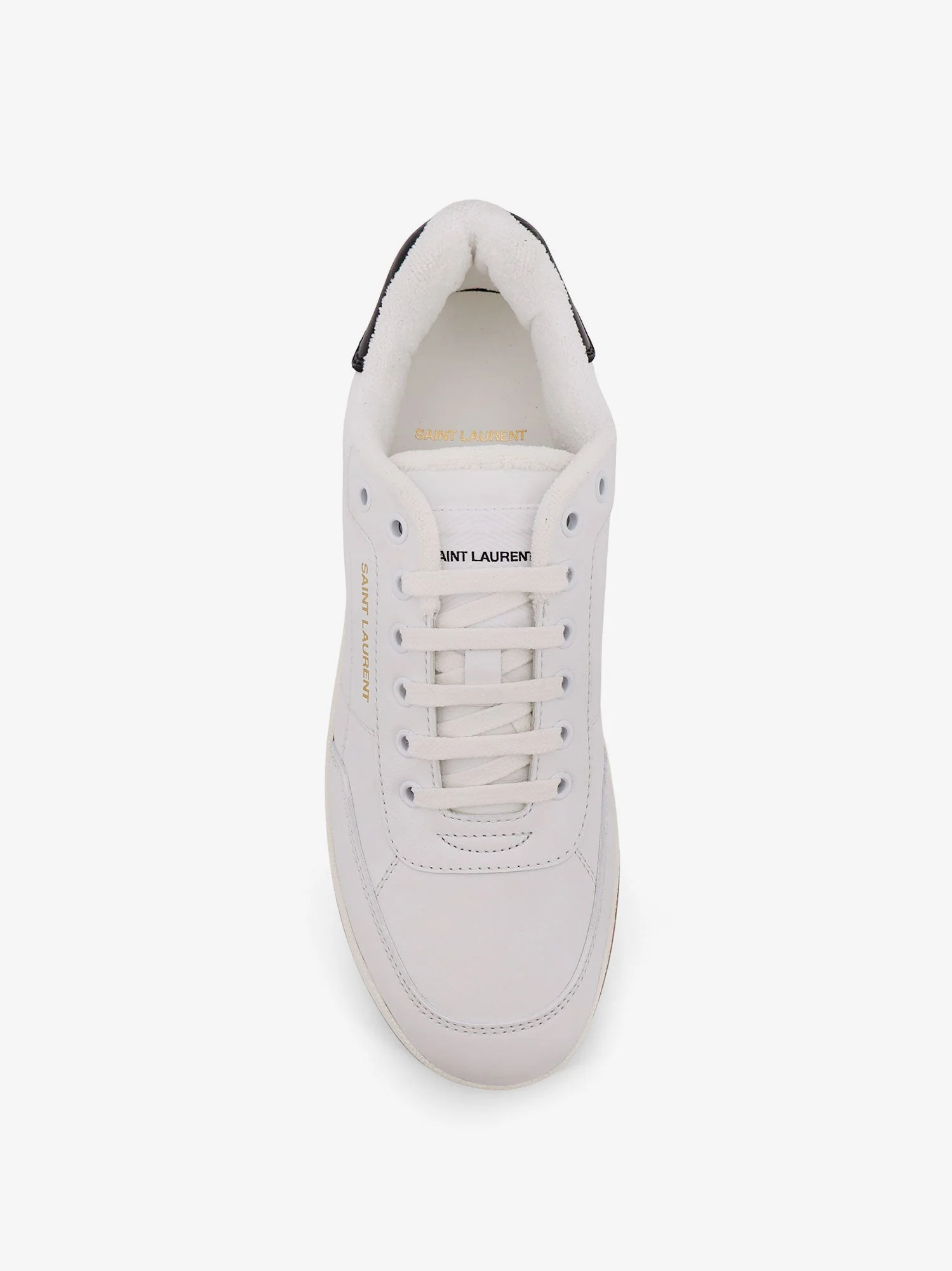 Saint Laurent Leather Sneakers - Image 5
