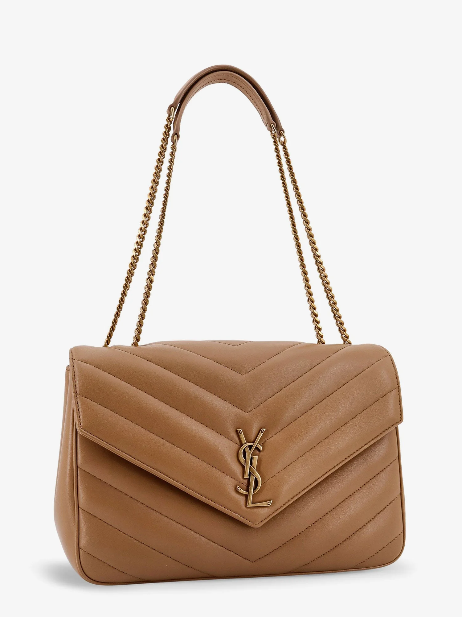 Saint Laurent Loulou Large Matelassé Leather Shoulder Bag - Image 3