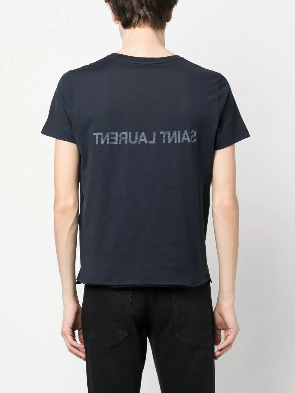 Saint Laurent Men's Reverse Logo T-shirt - Image 4