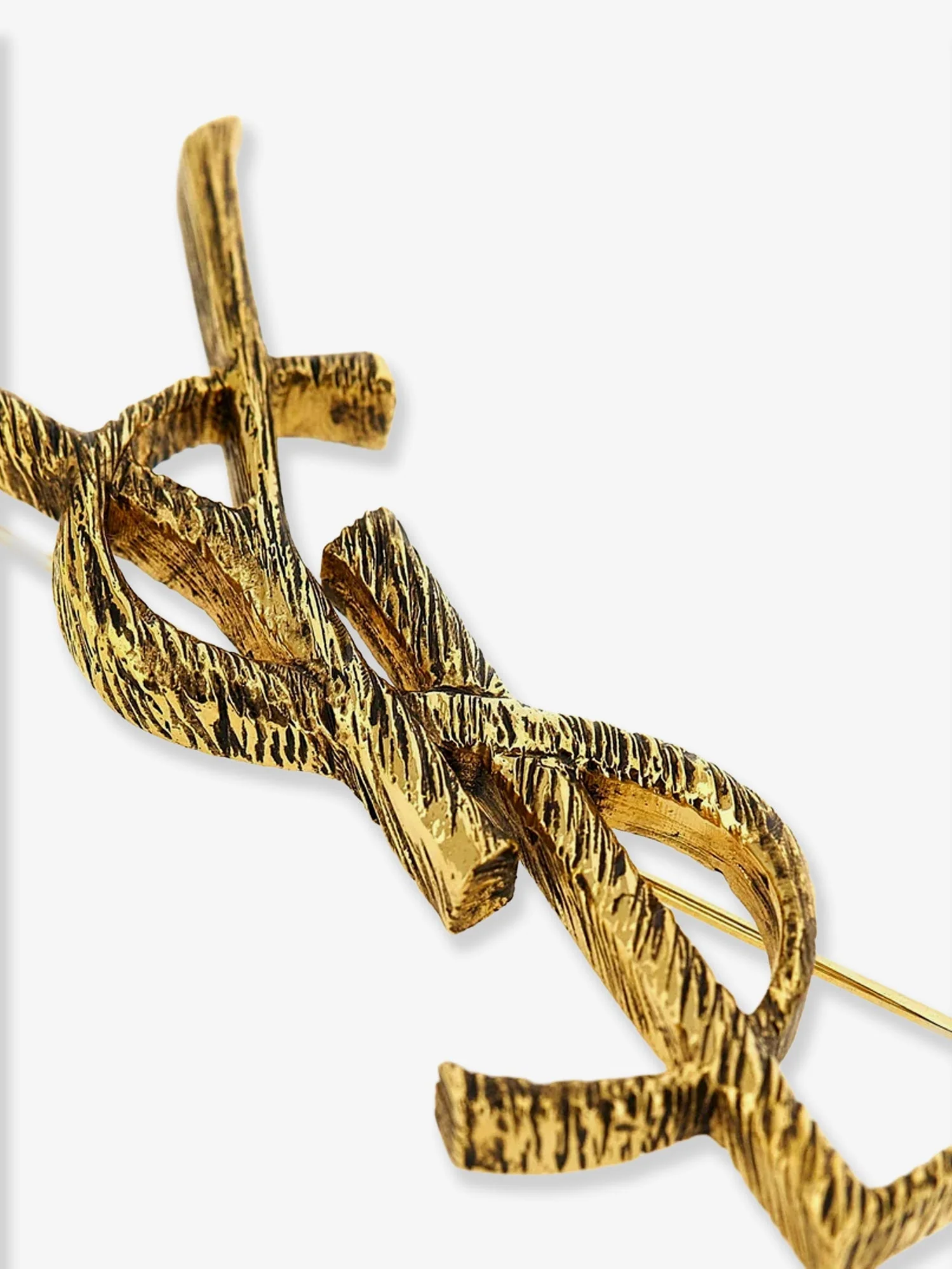 Saint Laurent Metal Brooch - Image 3