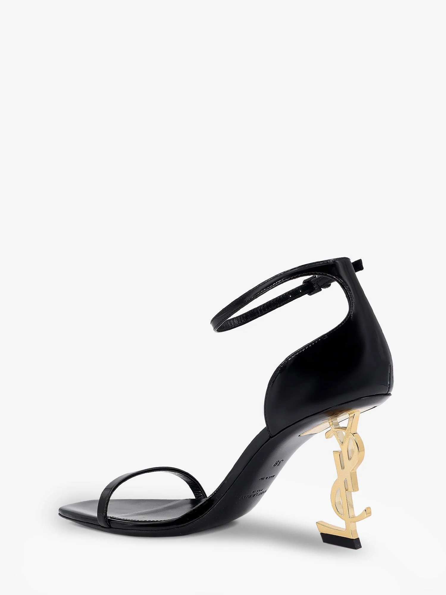 Saint Laurent Opyum 85 Patent Leather Sandals - Image 3