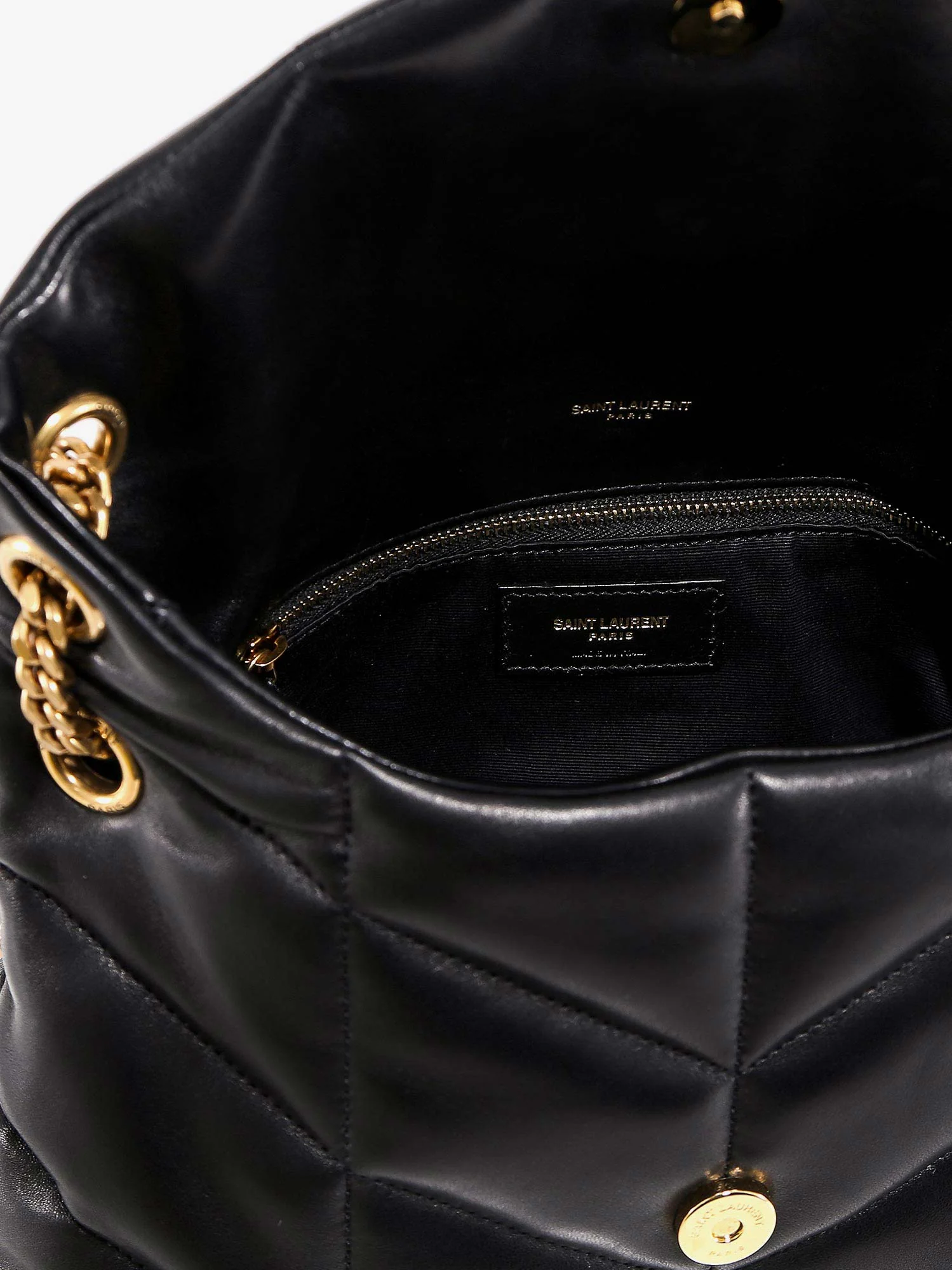 Saint Laurent Puffer Small Leather Shoulder Bag - Image 5