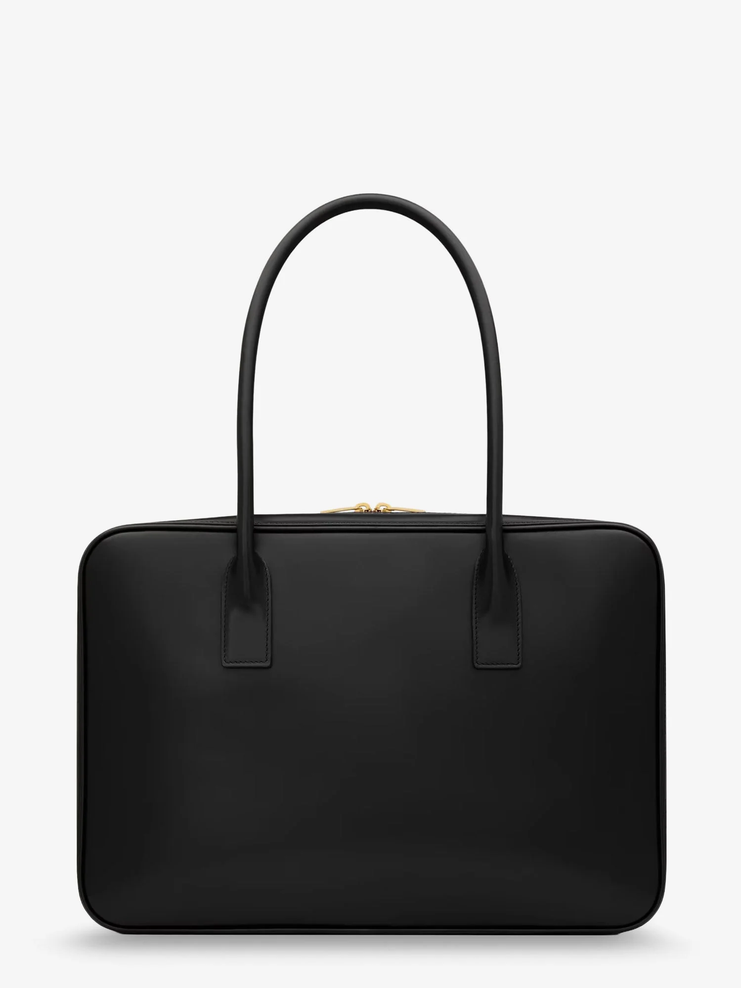 Saint Laurent Sac De Jour In Box Leather Handbag With Metal Padlock Detail - Image 2