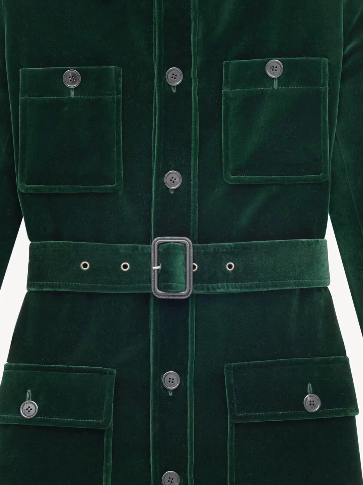 Saint Laurent Sahariana Velvet Blazer - Image 5