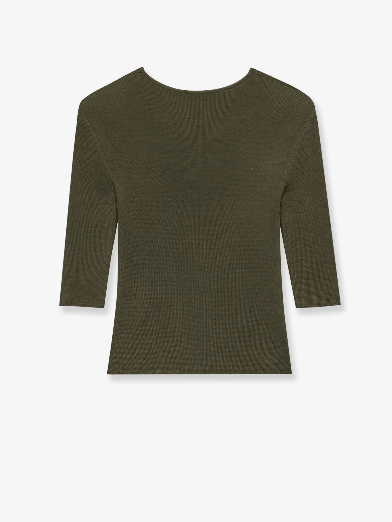 Saint Laurent Semi-Sheer Certified Viscose Knitted Top - Image 4