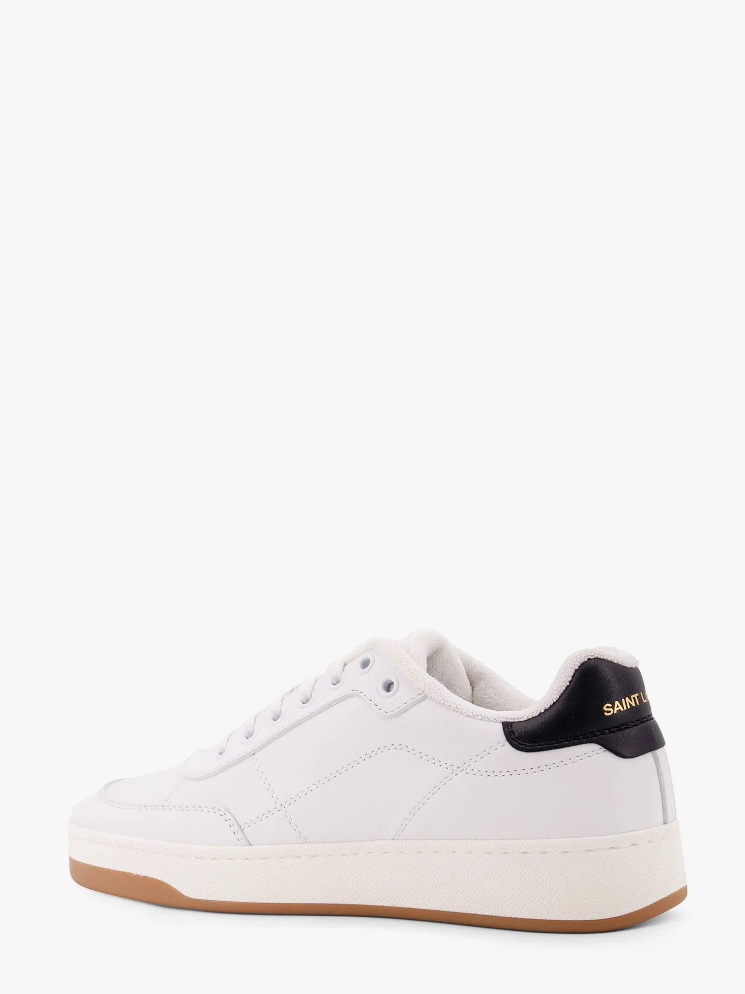 Saint Laurent Sl/61 Leather Sneakers With Logo Print - Image 3