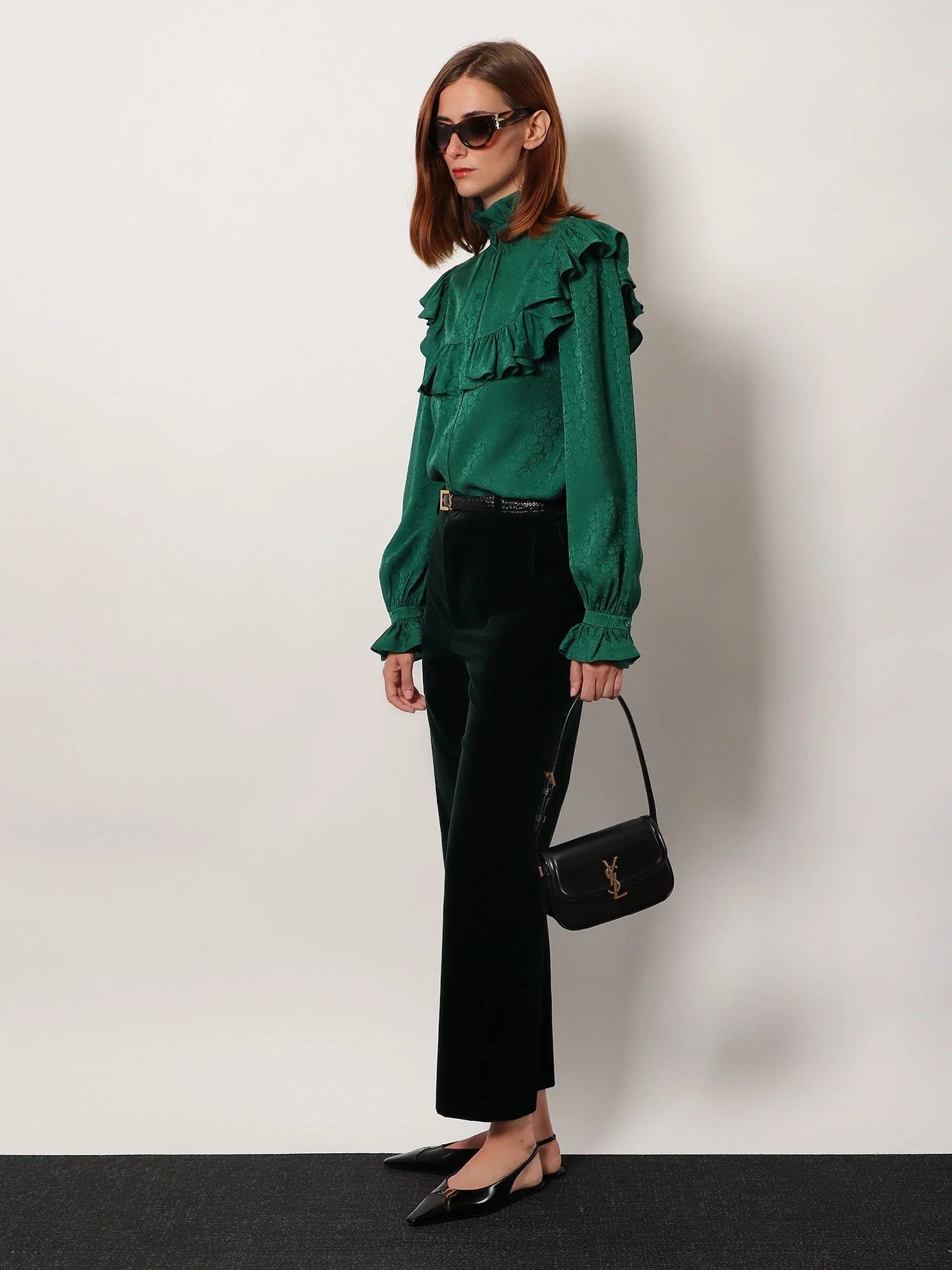 Saint Laurent Solferino Mini Leather Shoulder Bag - Image 9