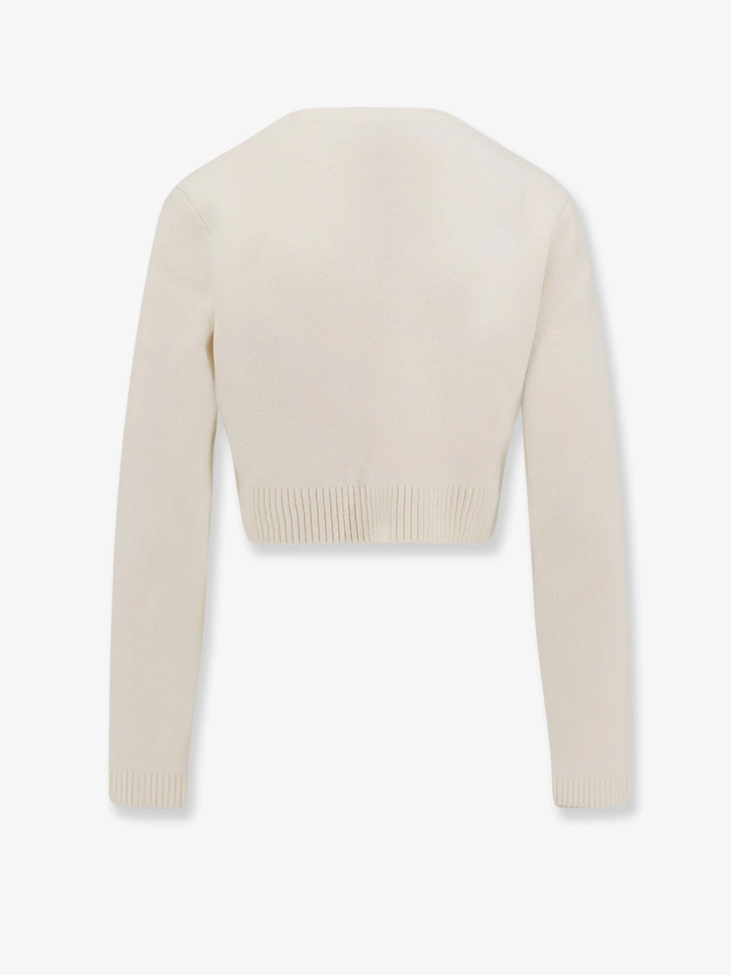 Self Portrait Cropped Wool Cardigan - Image 2