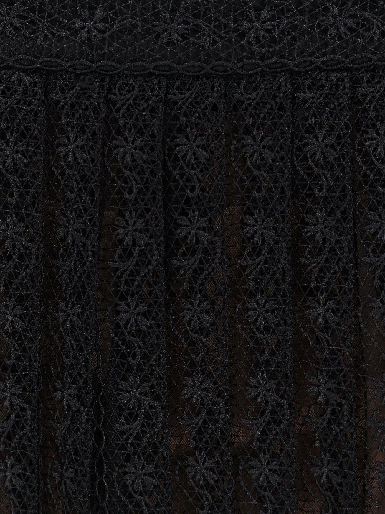 Self Portrait Organdis And Lace Skirt - Image 3
