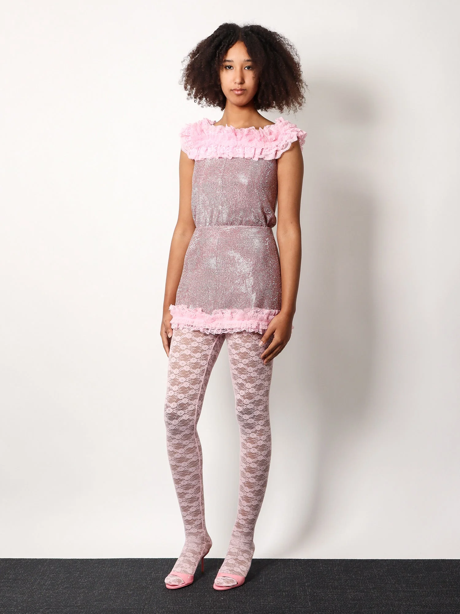 Self Portrait Residency Christopher Kane Residency Skirt With All-Over Rhinestones - Image 2