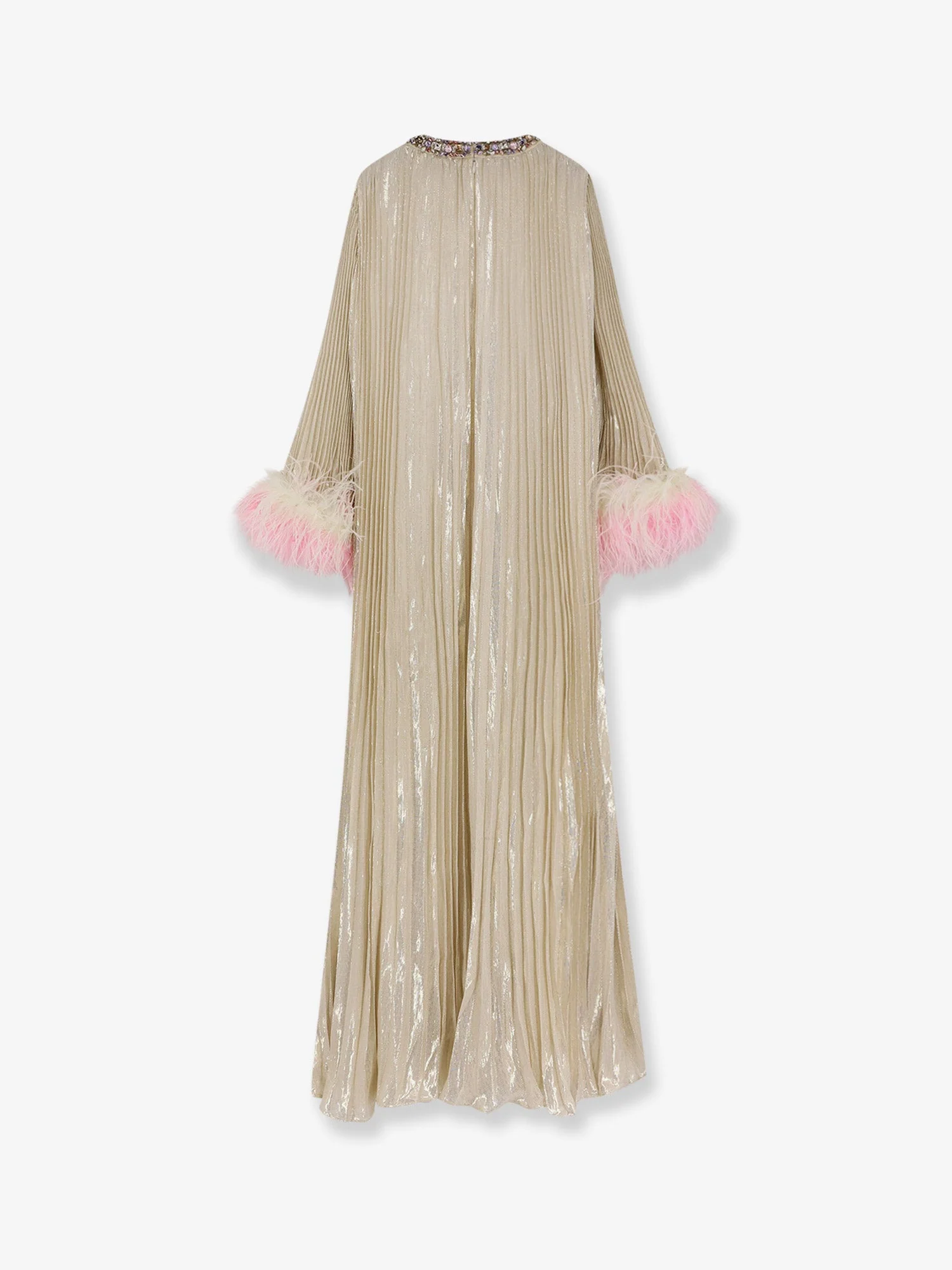 Self Portrait Silk And Metallic Fibre Long Dress - Image 2