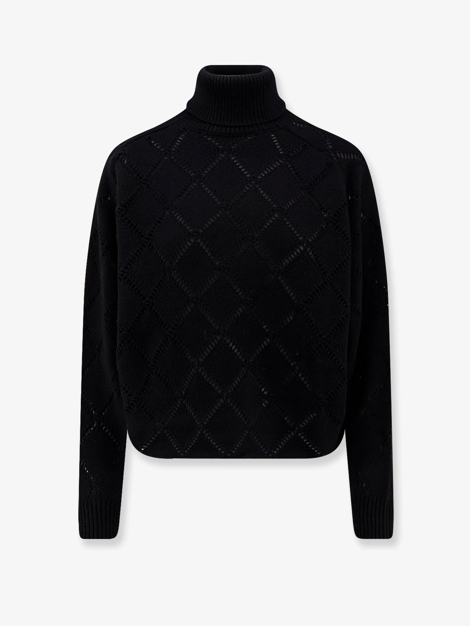 Semicouture Cashmere Blend Turtleneck Sweater