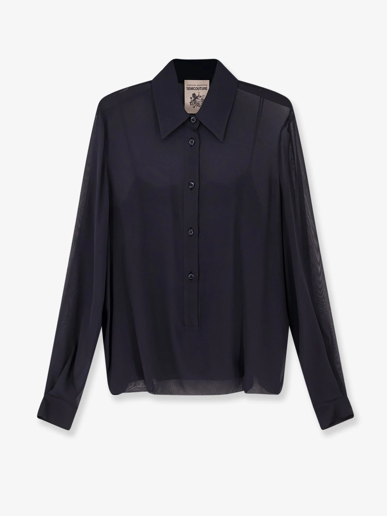 Semicouture Voile Shirt With Top
