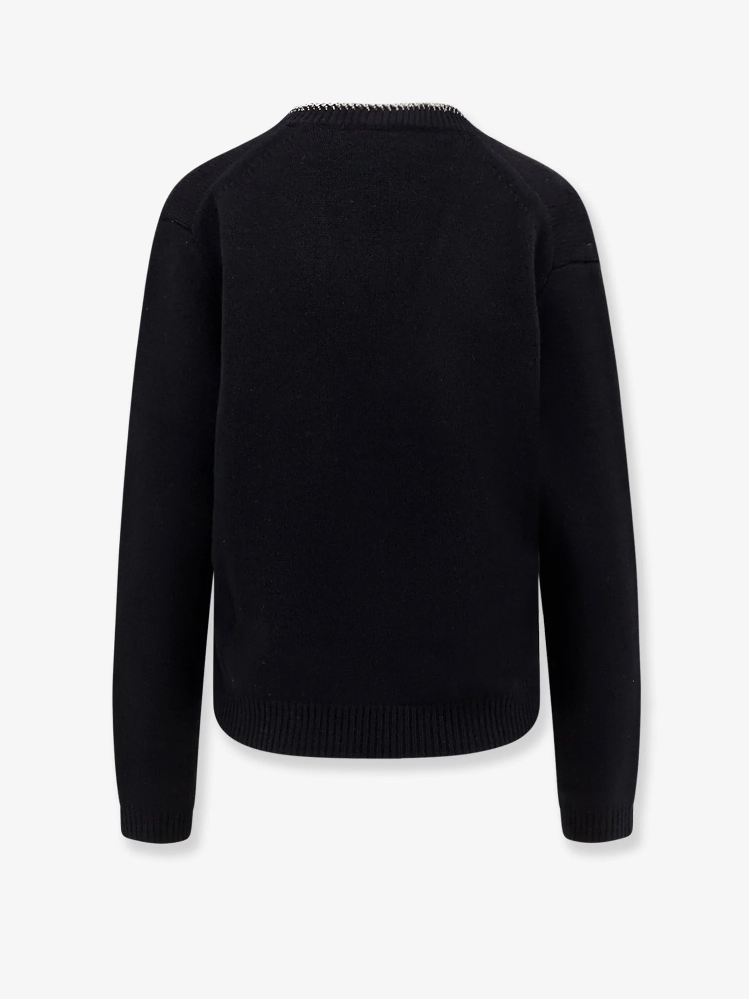 Semicouture Wool And Cashmere Sweater With Rhinestones - Image 5