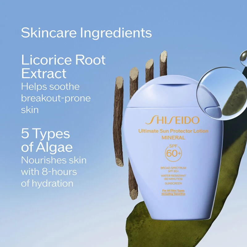 Shiseido Ultimate Sun Protector Lotion Mineral SPF 60+ - Image 5