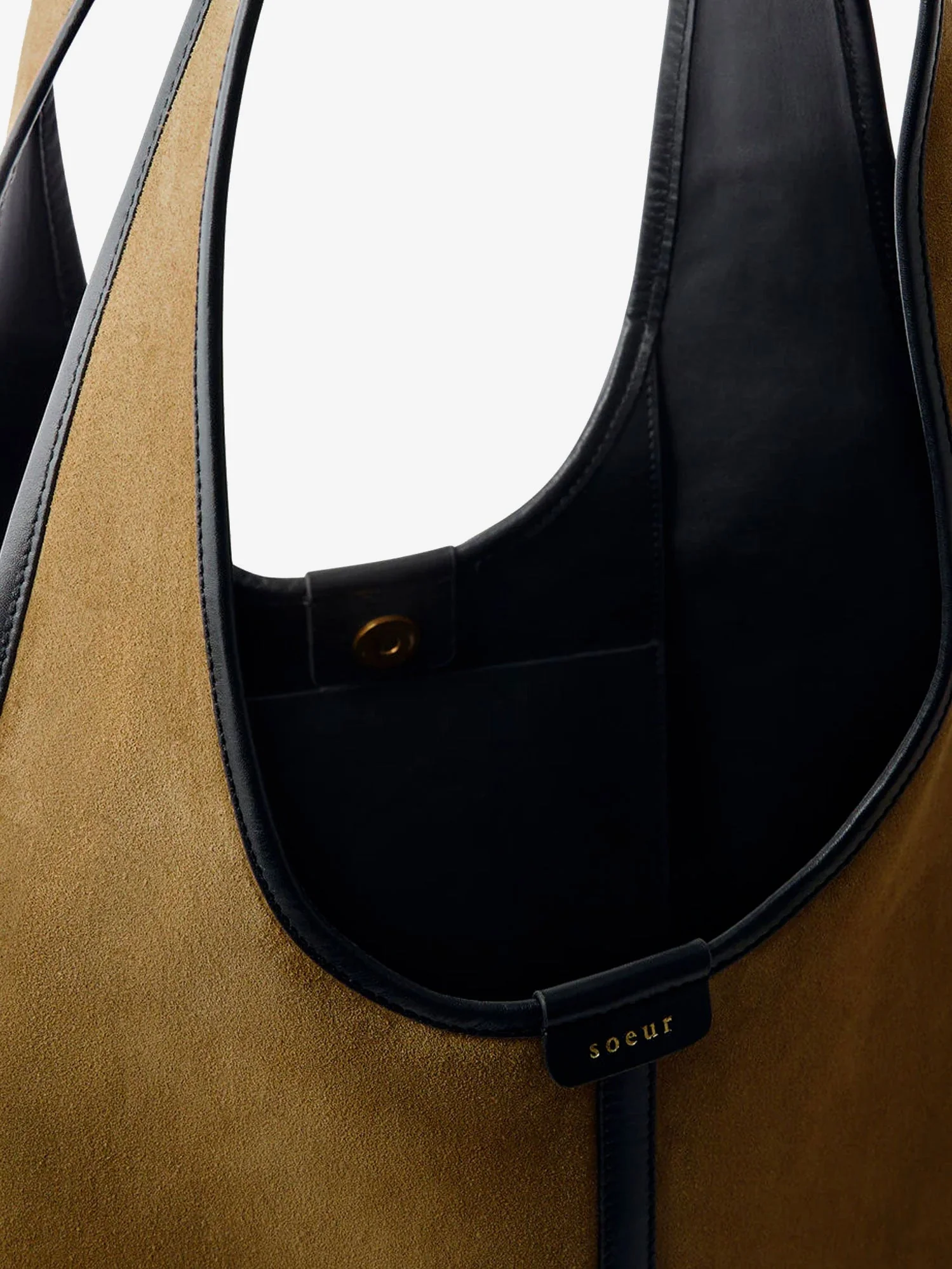 Soeur Douce Suede And Leather Shoulder Bag - Image 5