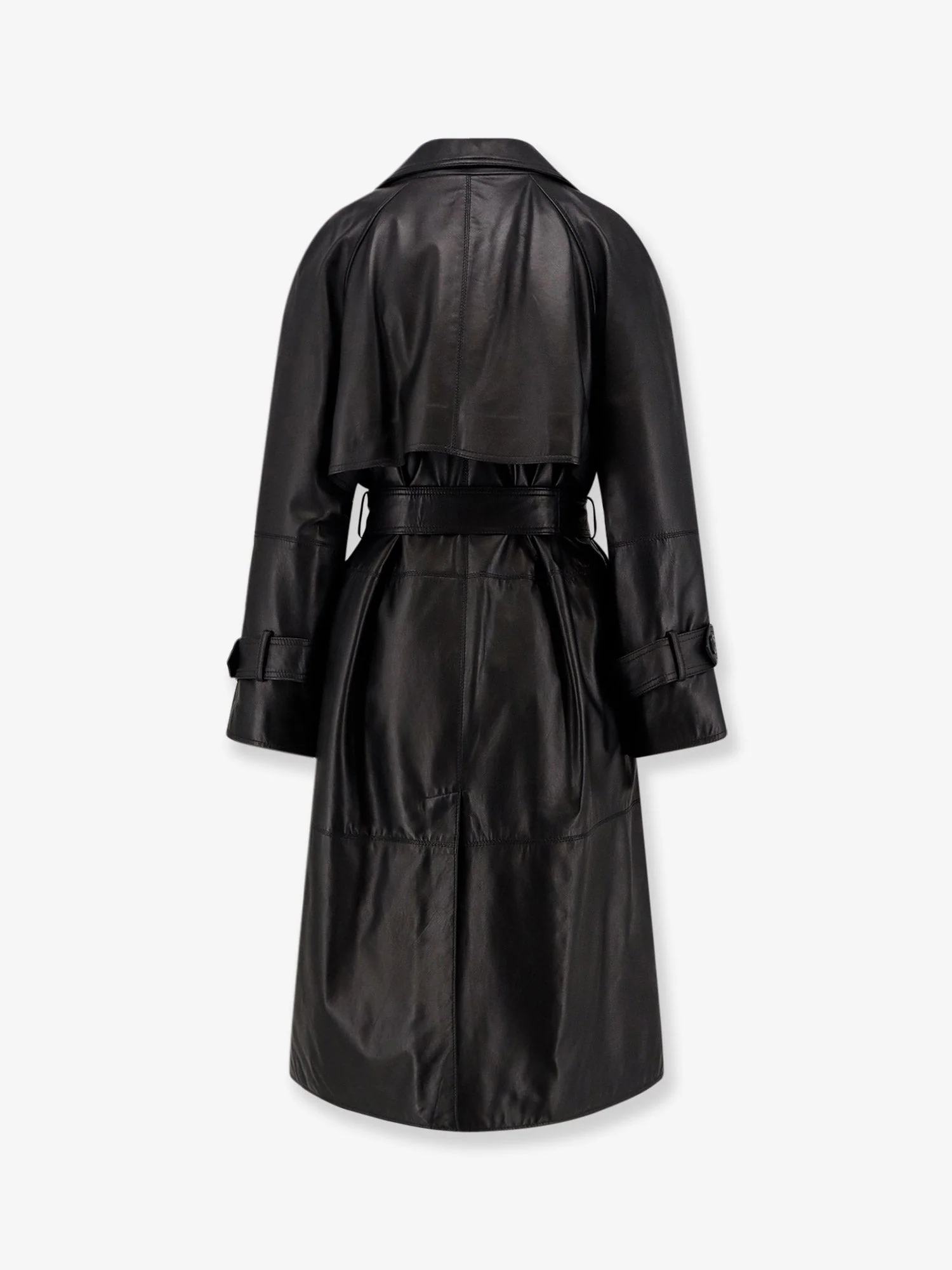 Stella Maxwell X Marella First Class Leather Trench With Padding - Image 9