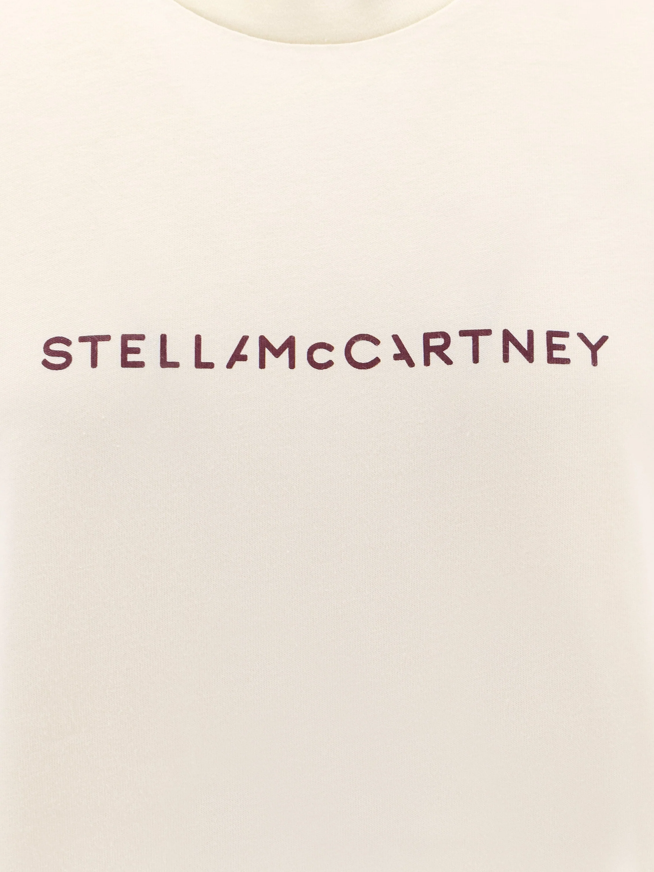 Stella Mccartney Cotton T-Shirt With Logo Print - Image 3