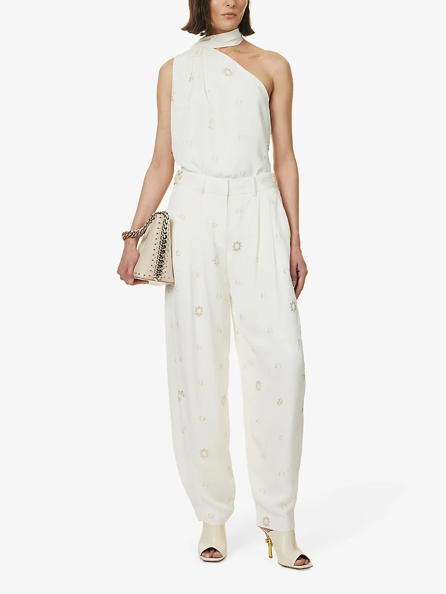 Stella McCartney Foil Dot Banana Leg Trousers - Image 2