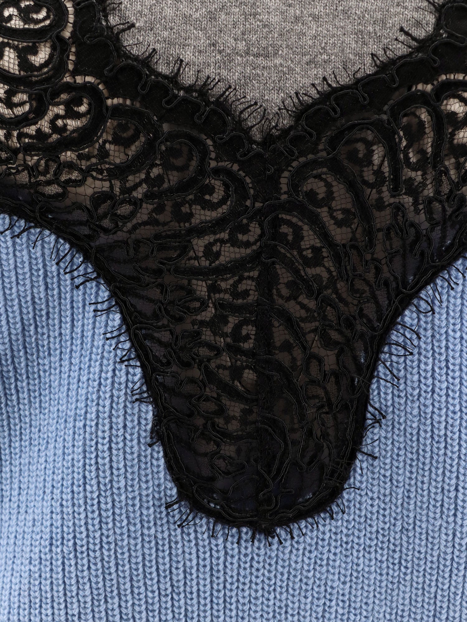 Stella Mccartney Miracle Lace Virgin Wool Sweater - Image 3