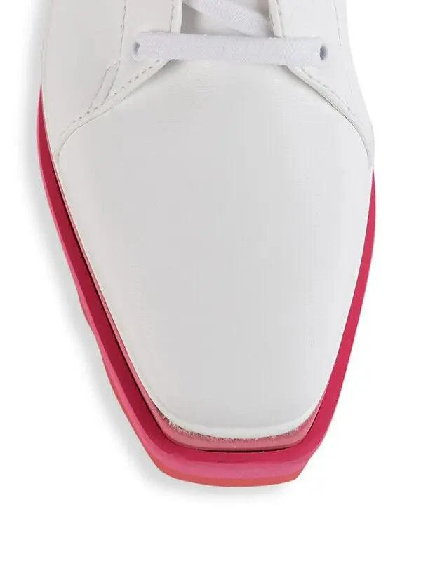 Stella McCartney Sneak-Elyse Wedge Sneakers Pink - Image 3