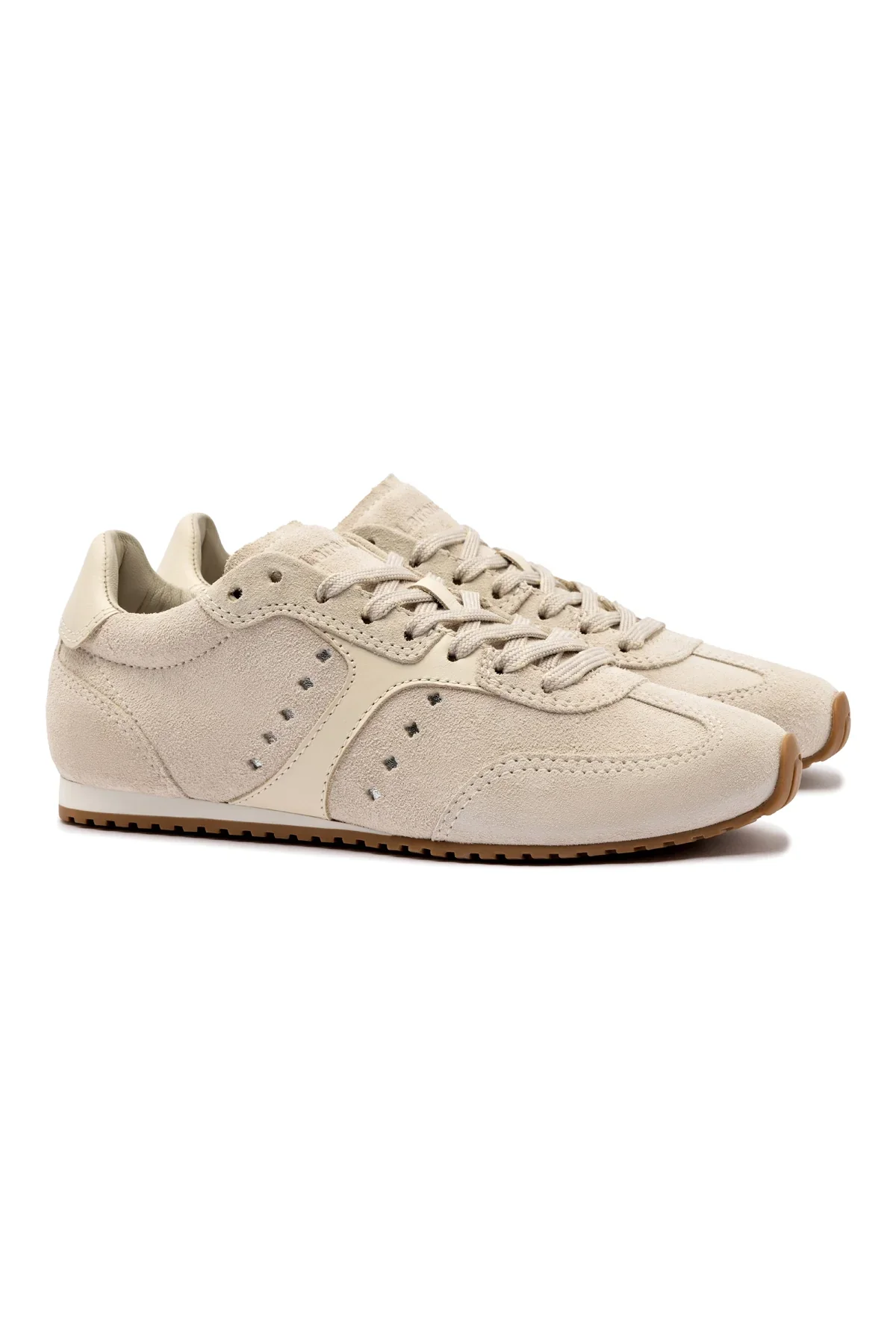 Larroude Stella Sneaker In Mushroom Grey - Image 2