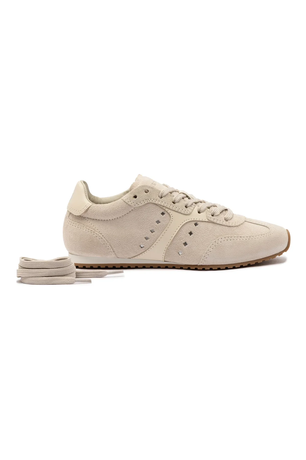 Larroude Stella Sneaker In Mushroom Grey - Image 3