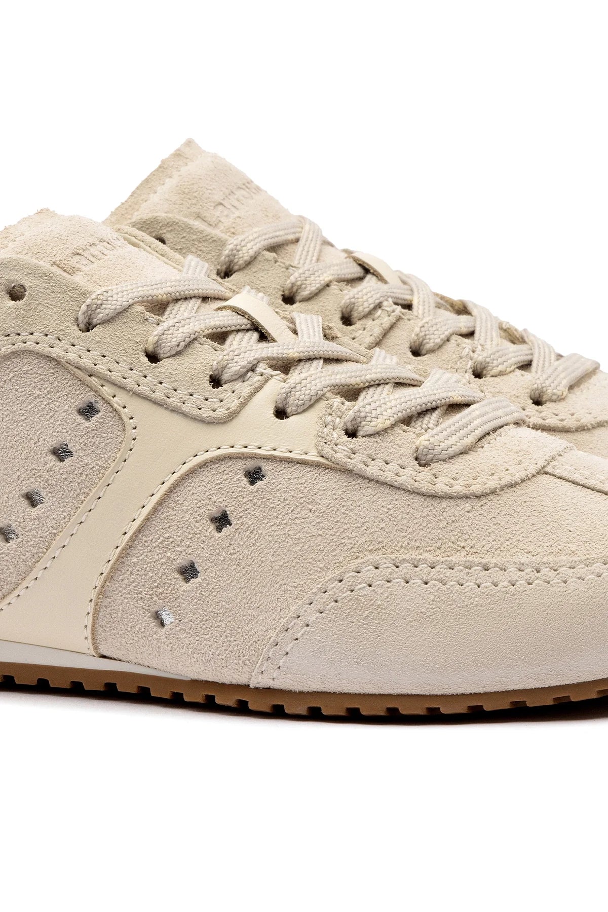 Larroude Stella Sneaker In Mushroom Grey - Image 4