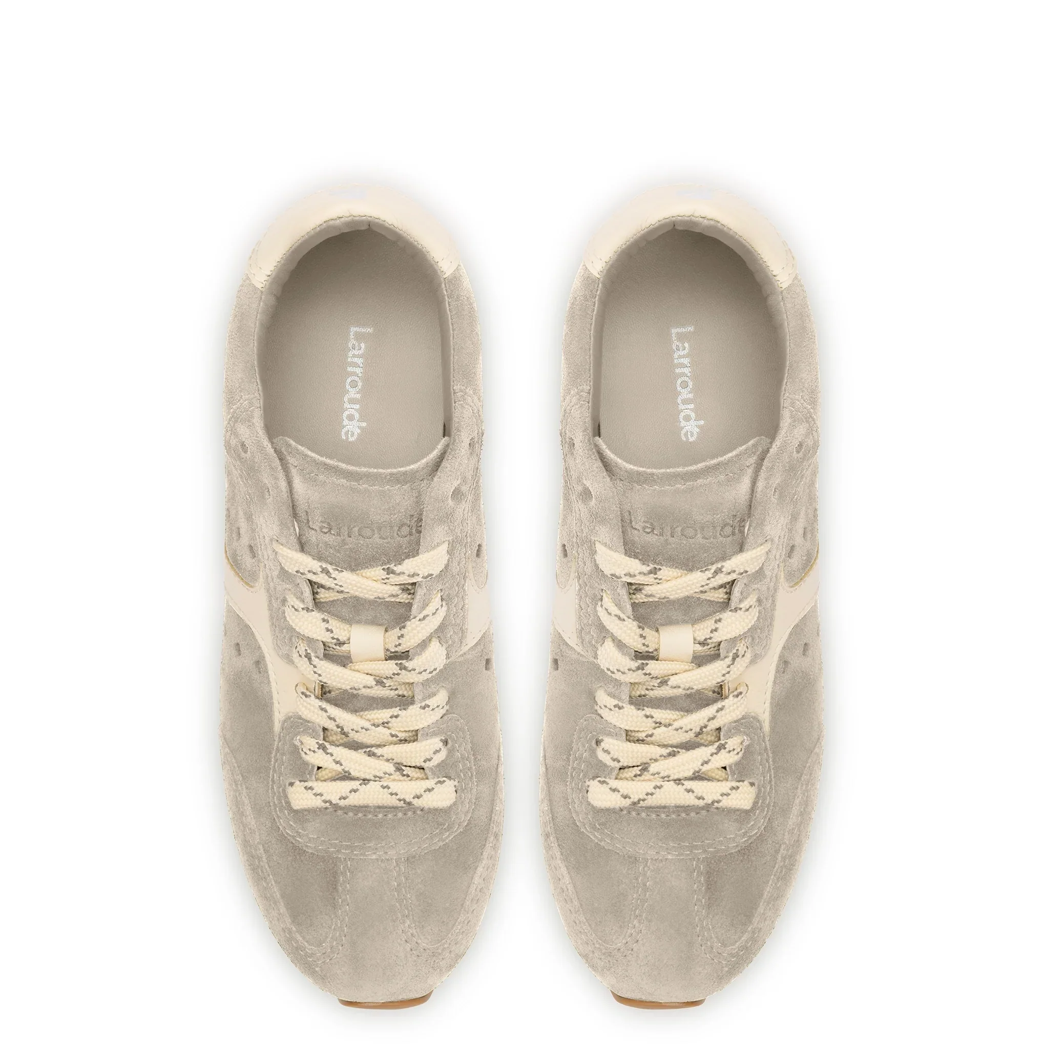Larroude Stella Sneaker In Mushroom Grey - Image 5