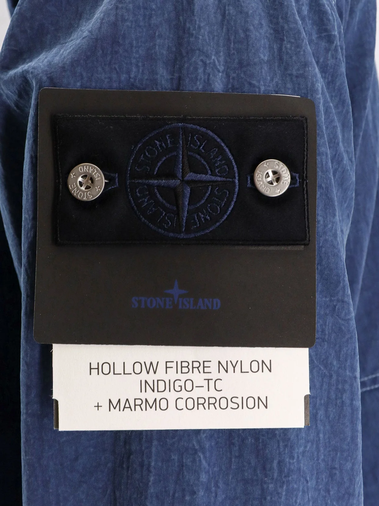 Stone Island Denim Research Hollow Fibre Nylon Indigo-Tc + Marmo Corrosion - Image 3