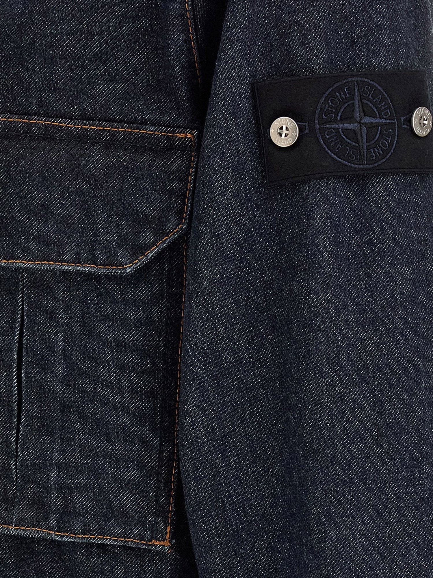 Stone Island Denim Research Organic Denim Jacket - Image 3