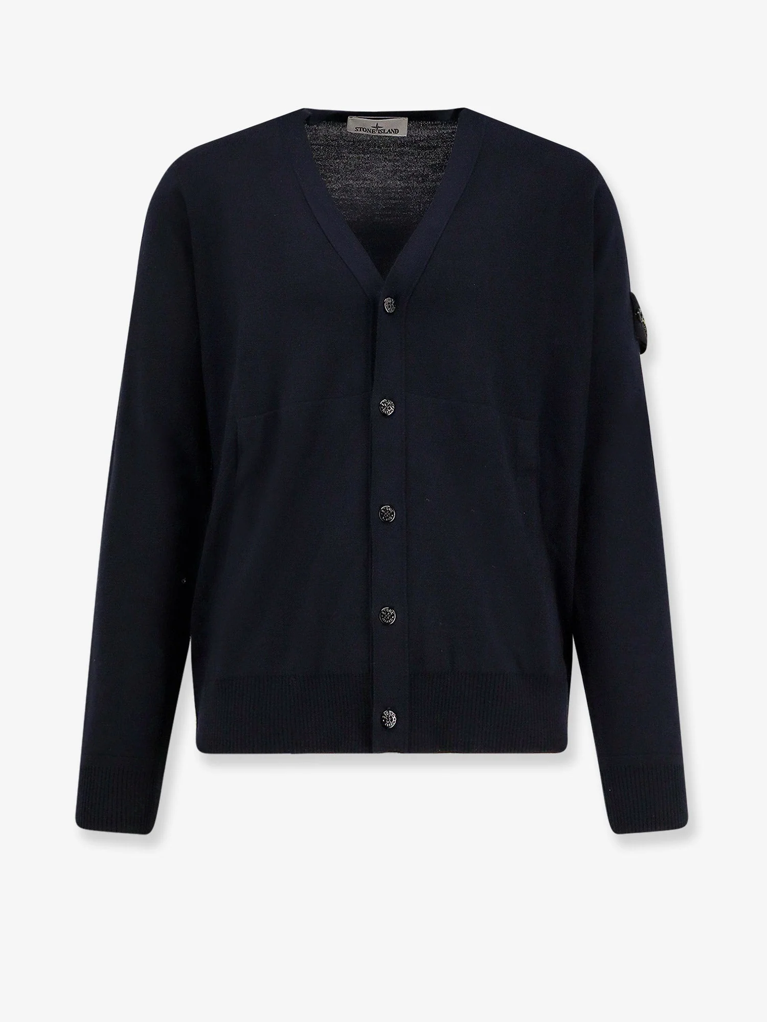 Stone Island Virgin Wool Cardigan - Image 4