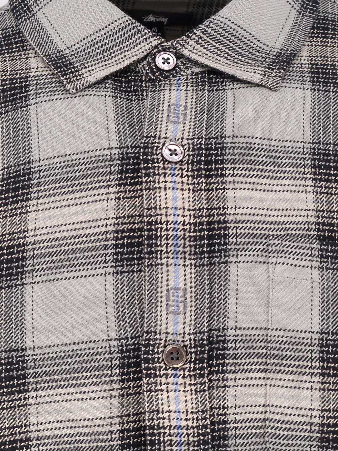 Stussy Cotton Shirt With Plaid Motif - Image 3