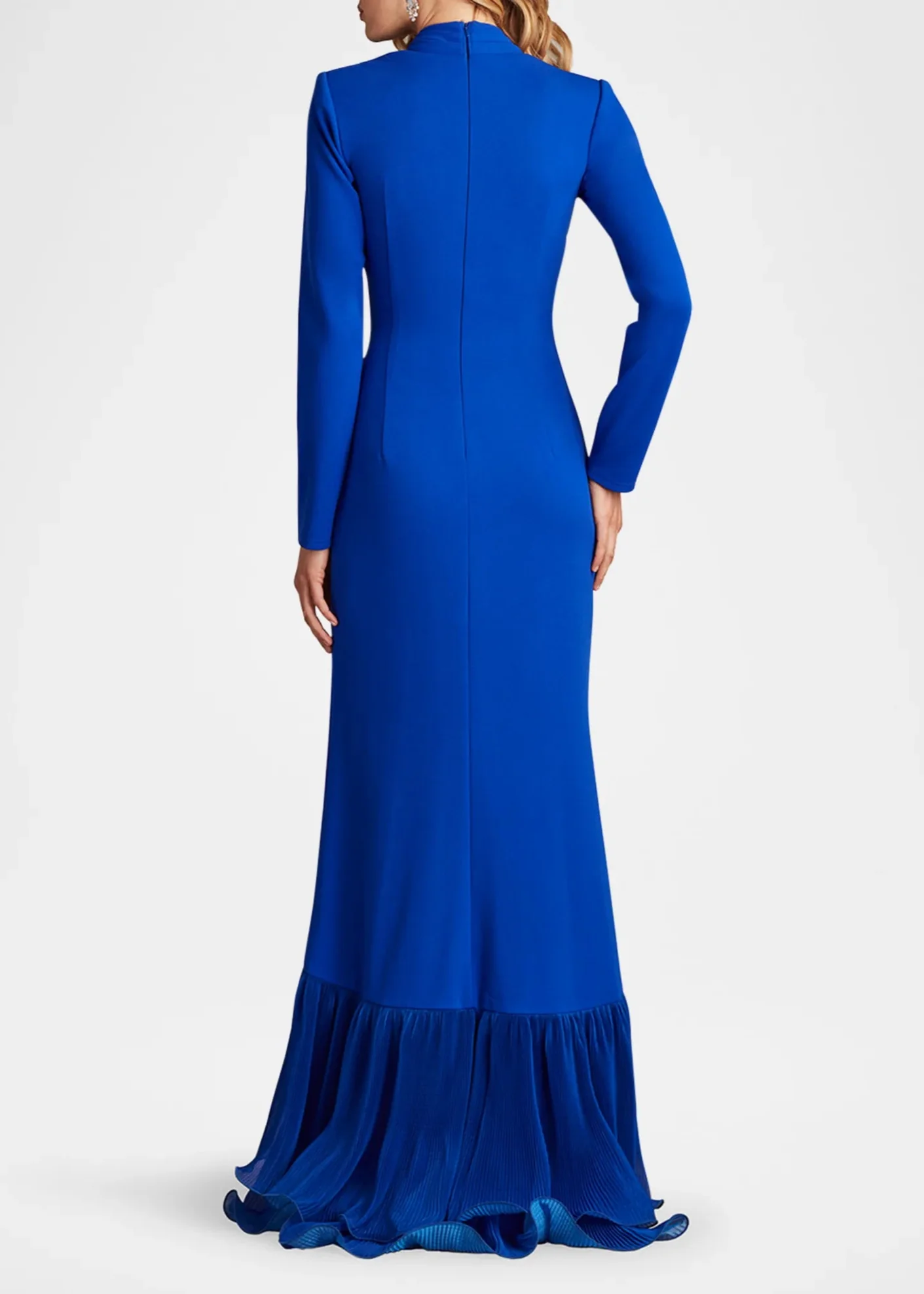 Tadashi Shoji Malone Cascading Ruffle Gown - Image 3