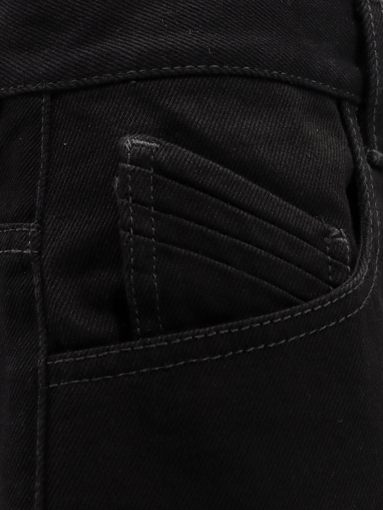 The Attico Black Denim Trousers - Image 5