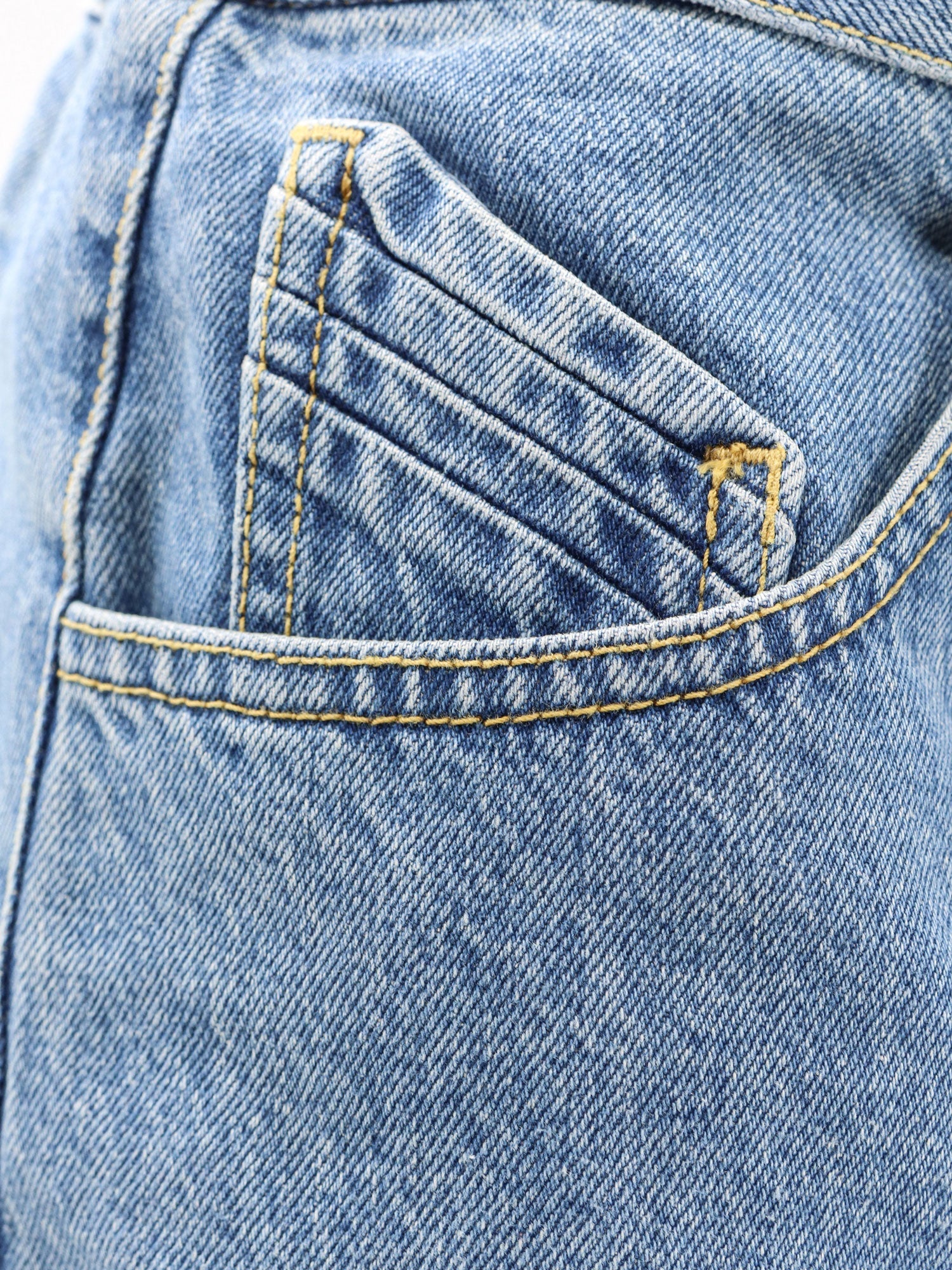 The Attico Denim Skirt With Belt - Image 5
