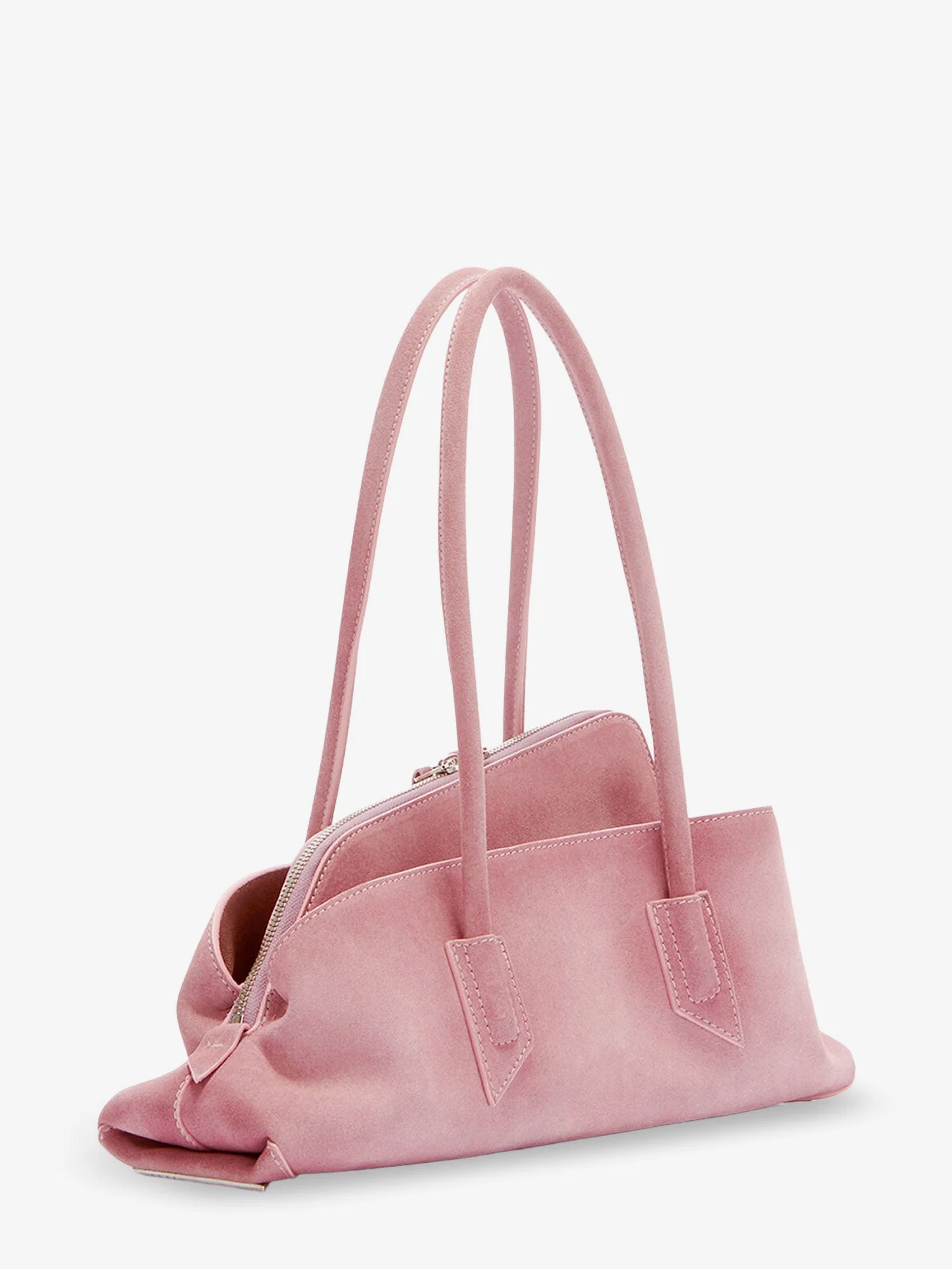 The Attico La Passeggiata Suede Shoulder Bag - Image 4