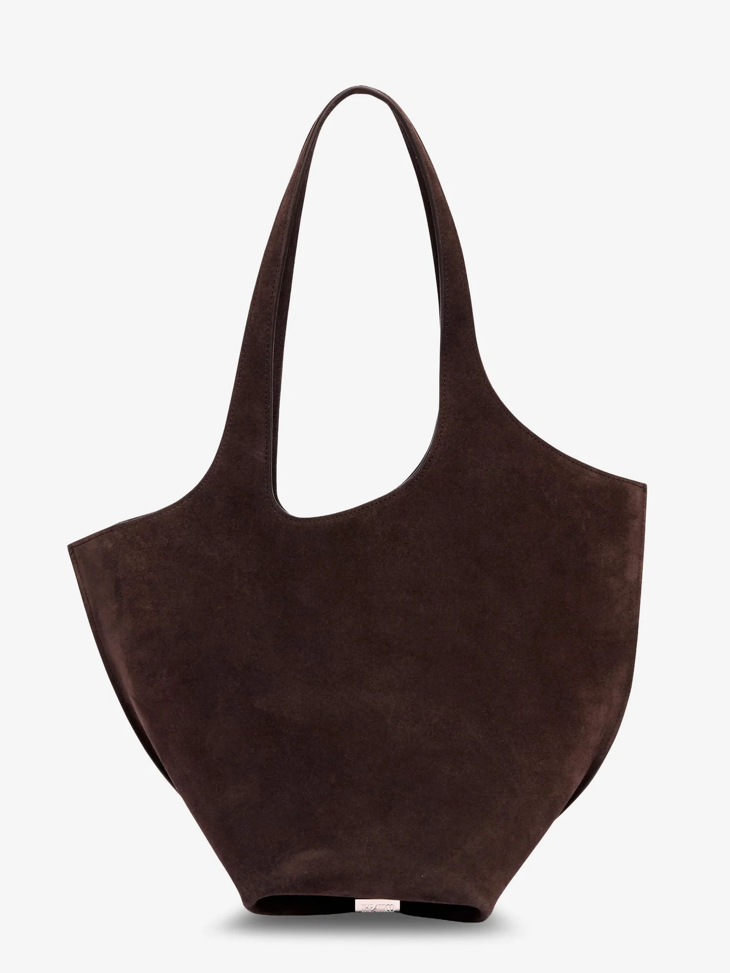 The Attico La Scoop Suede Shoulder Bag - Image 2