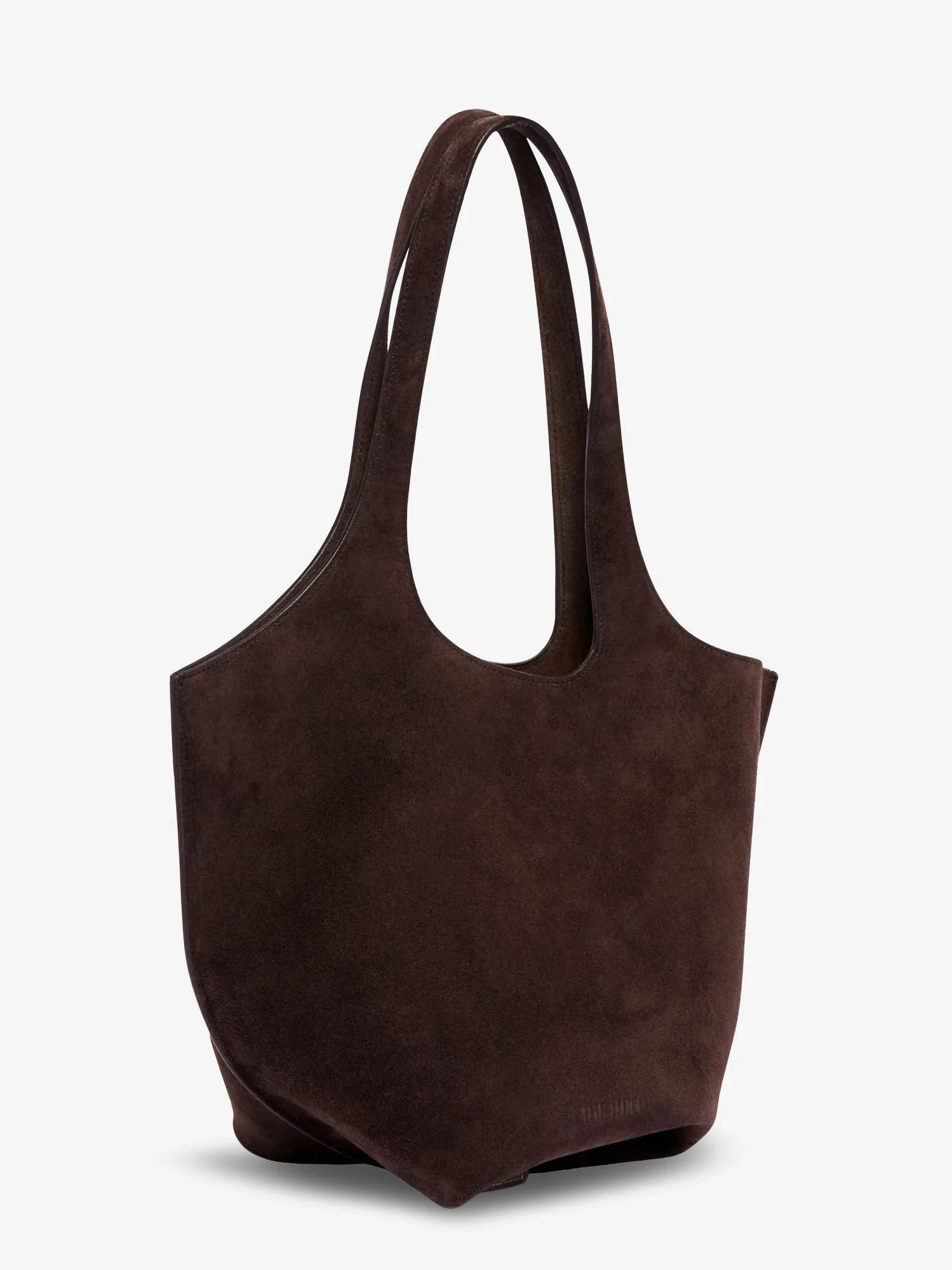 The Attico La Scoop Suede Shoulder Bag - Image 3