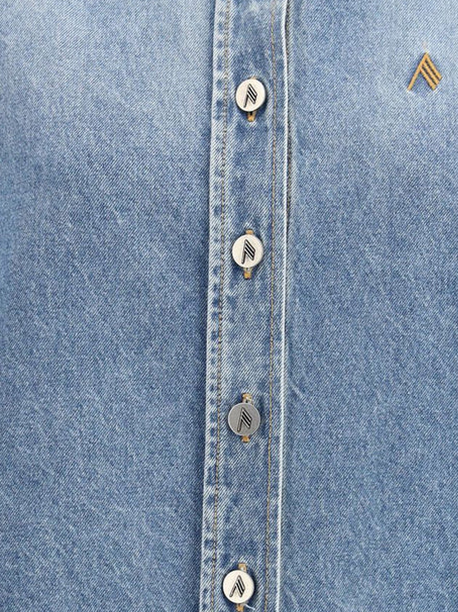 The Attico Oversize Denim Shirt - Image 5