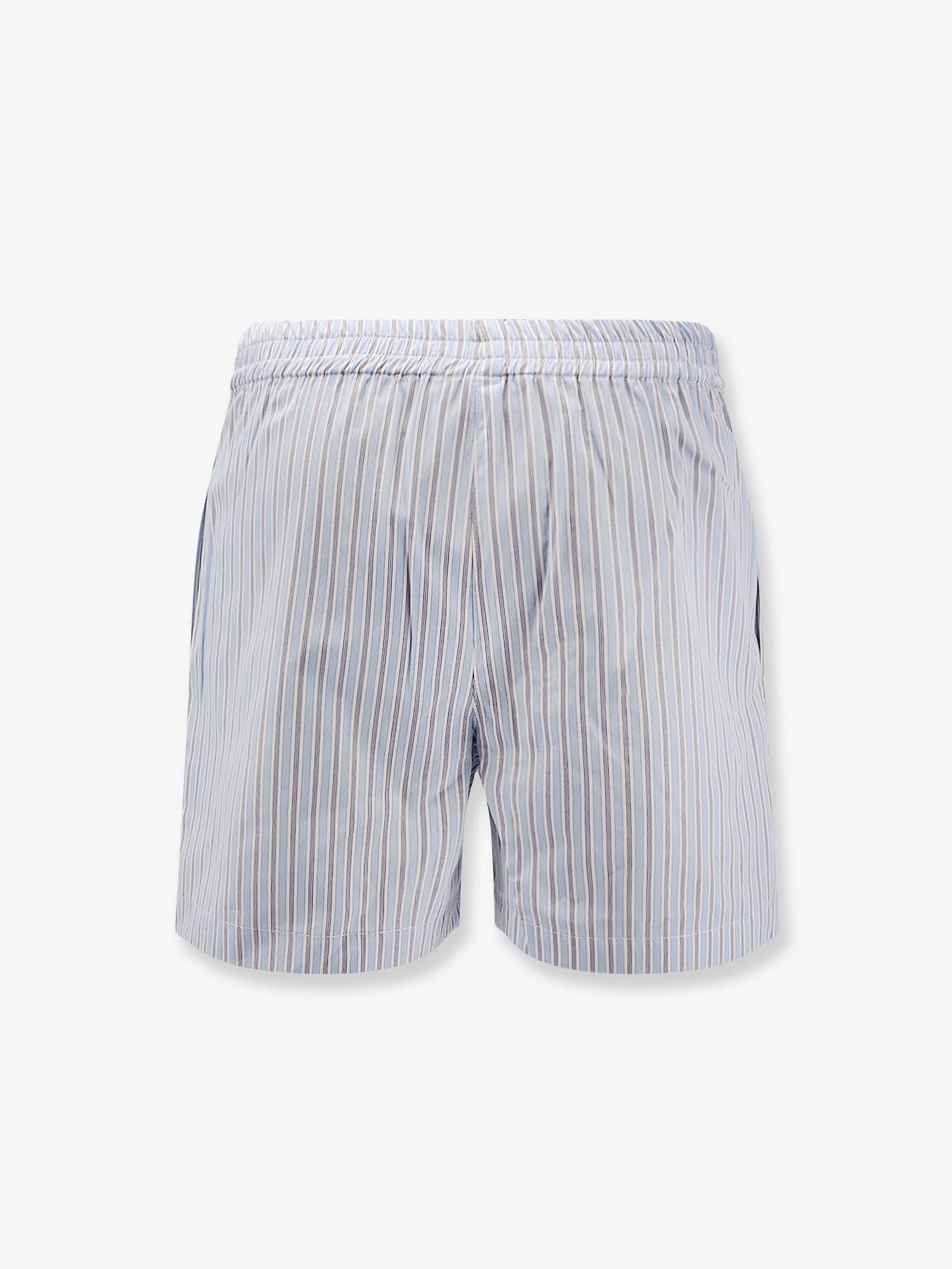 The Attico Striped Cotton Shorts - Image 4