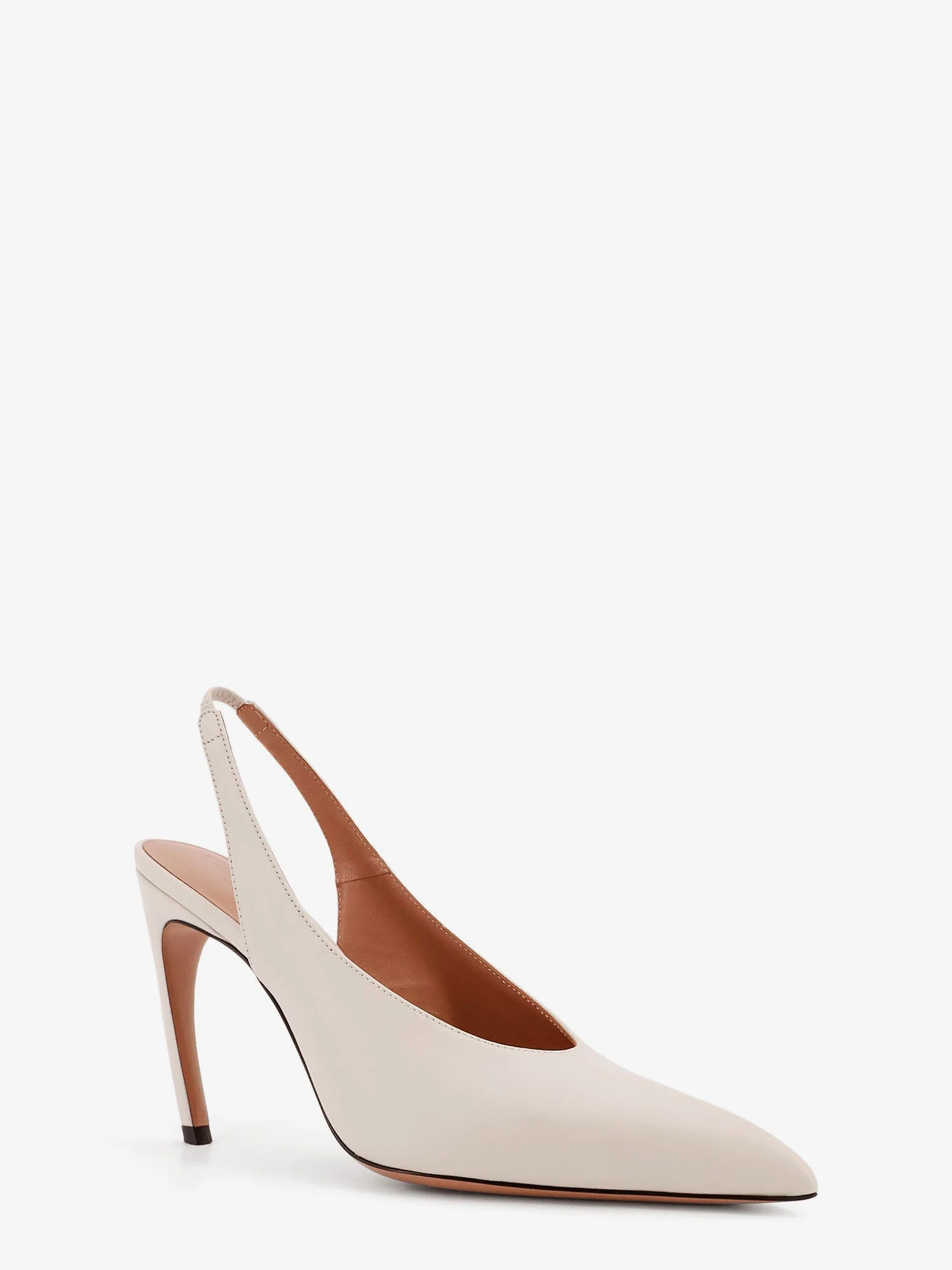 The Attico Viper Leather Slingback Pumps - Image 2